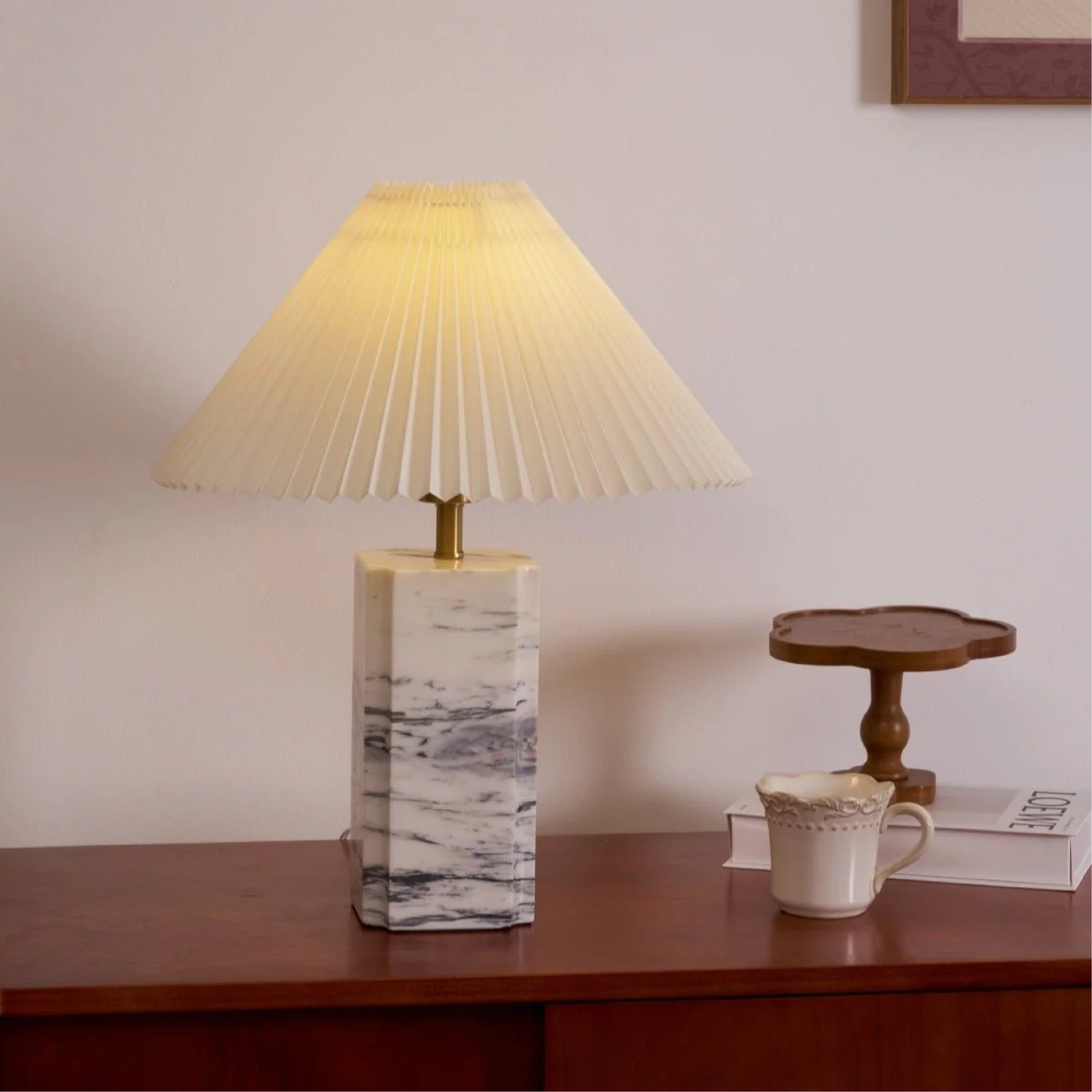 Rica's Marmor-Tischlampe