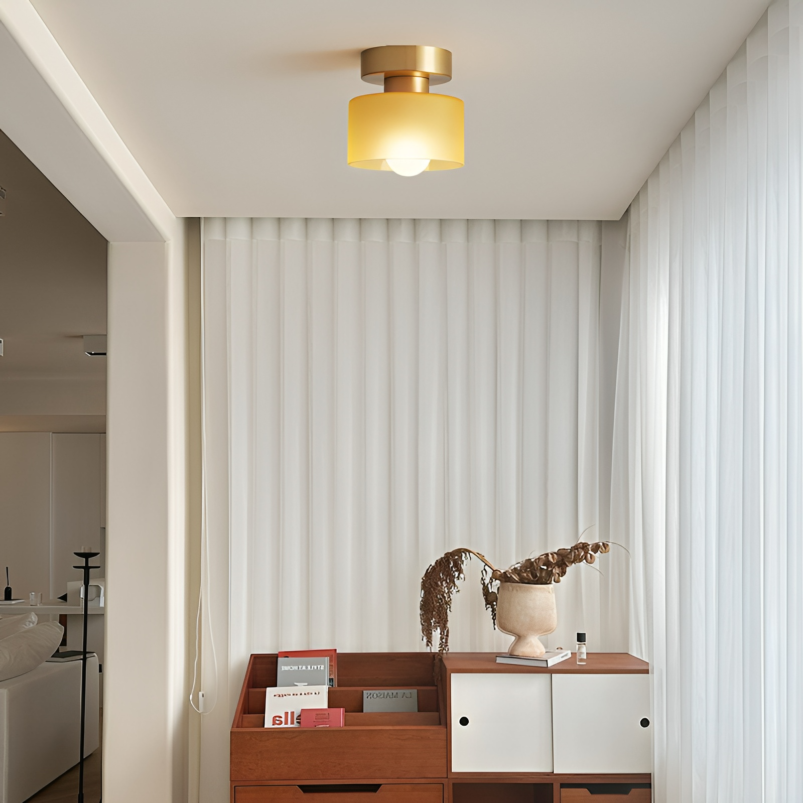 Kreativer Bauhaus-Deckenstrahler