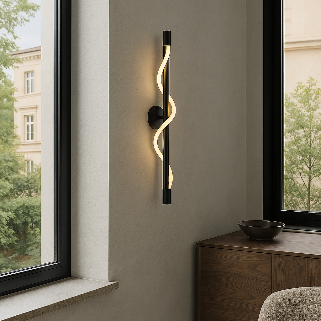 Linear Curve Wandleuchte