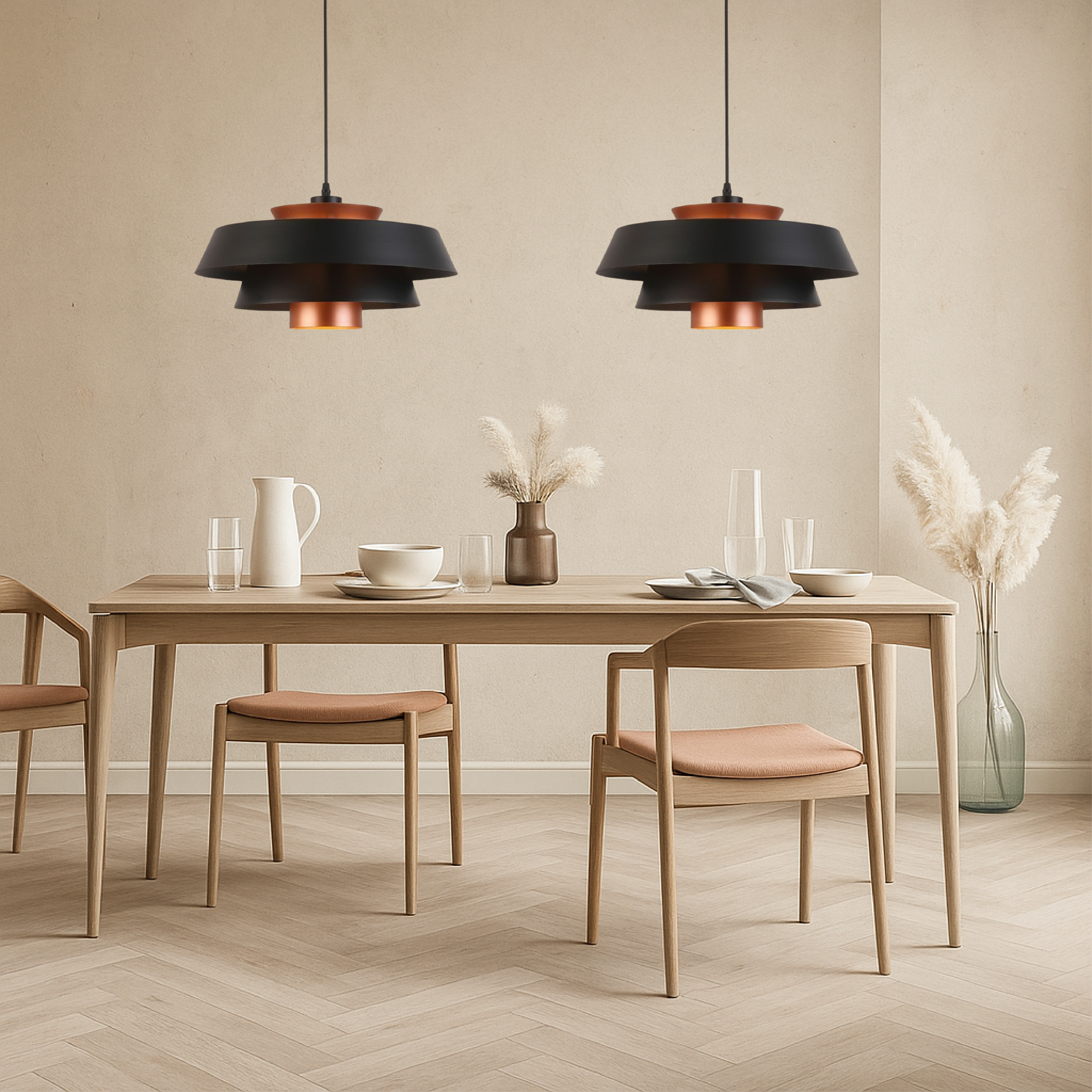 Retro Pot Pendelleuchte