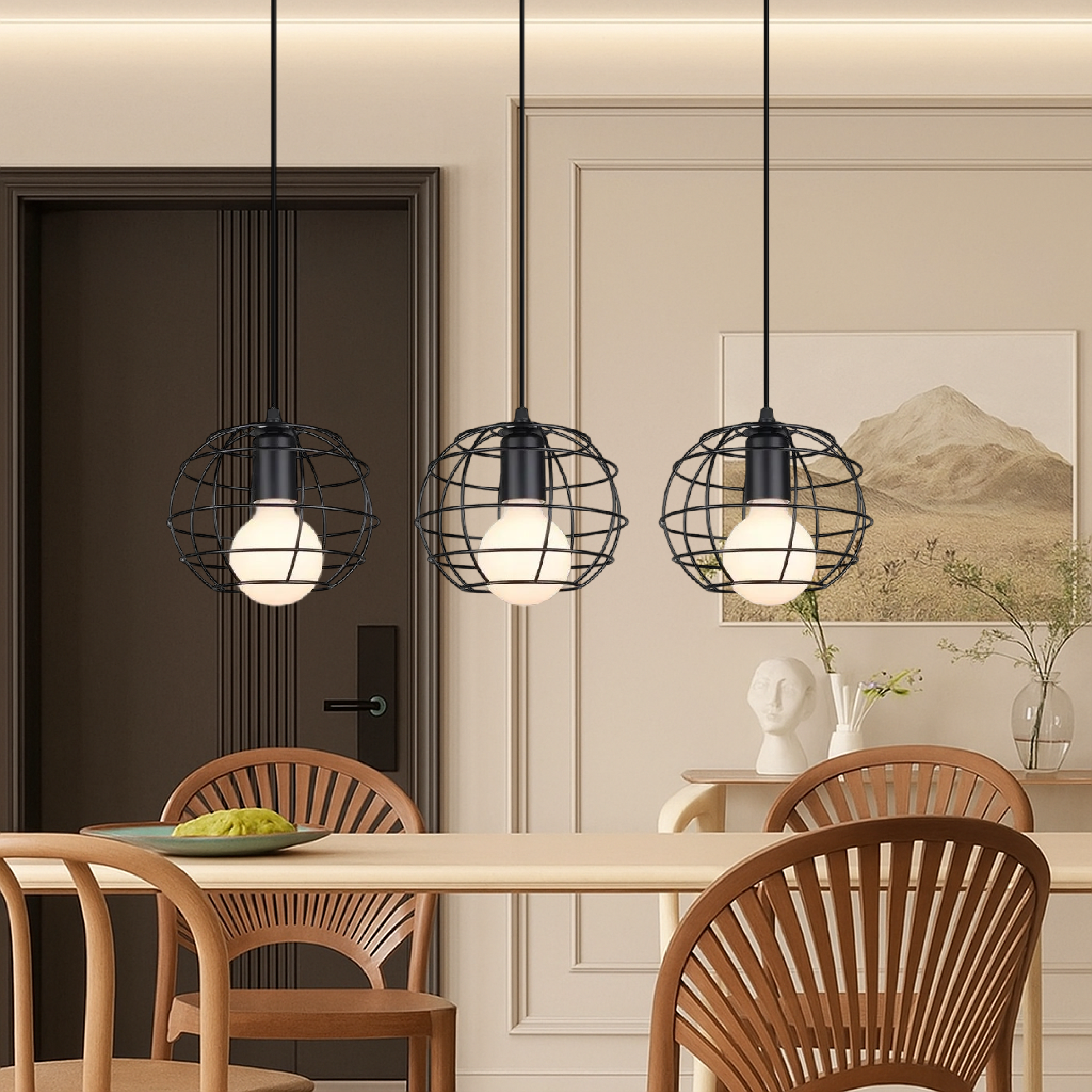 Esstisch Nuo's 3 Heads Pendelleuchte