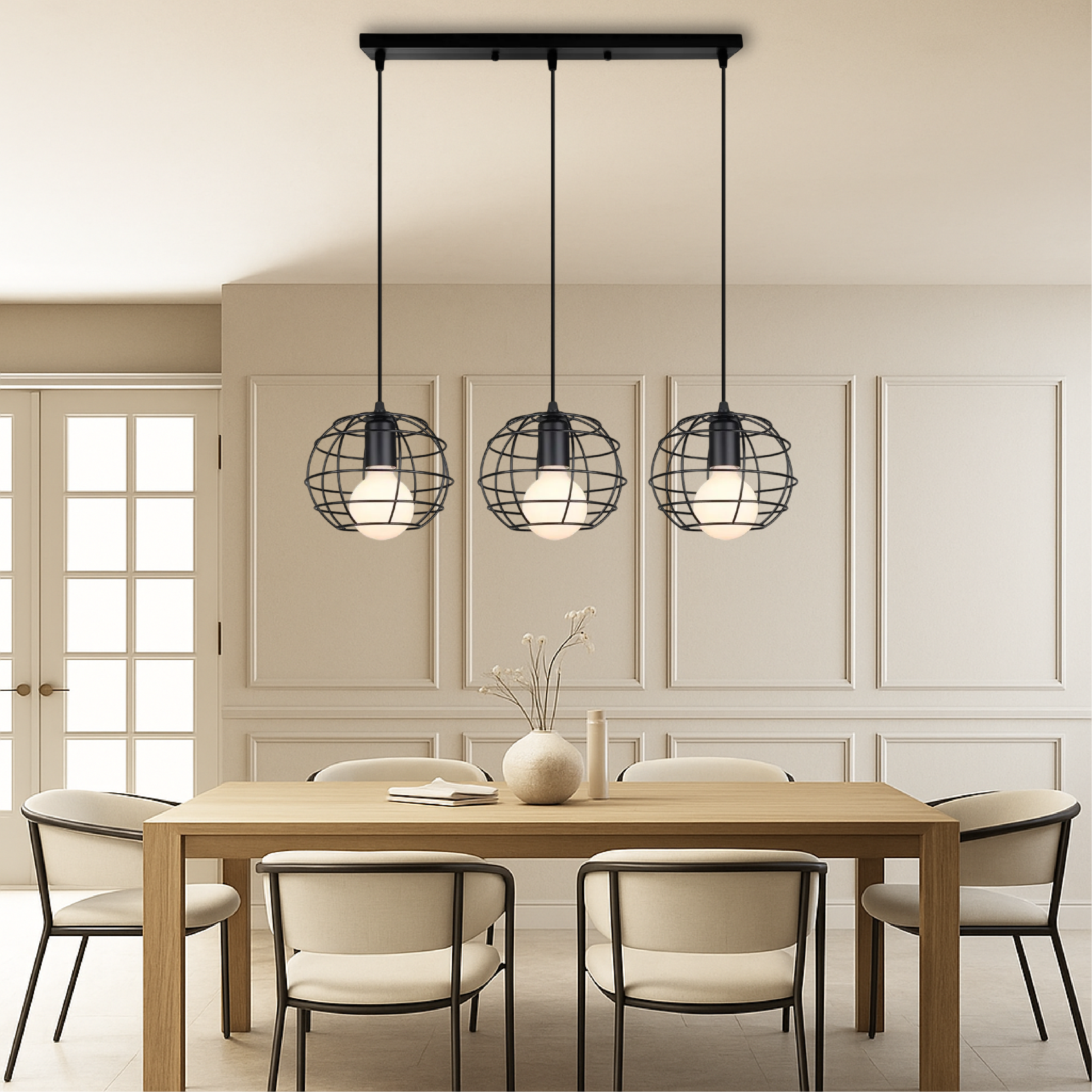 Esstisch Nuo's 3 Heads Pendelleuchte