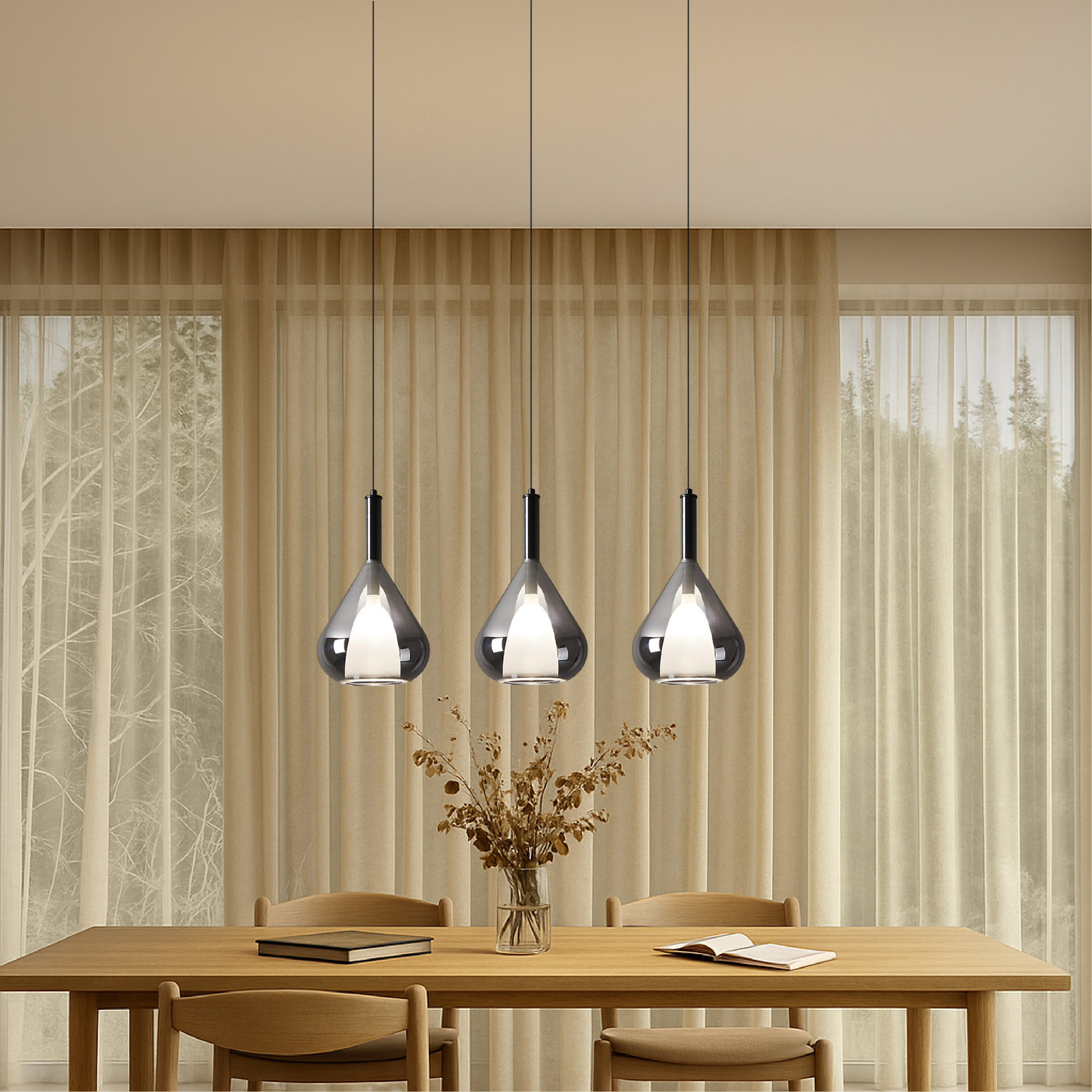 Nady's Glas-Pendelleuchte