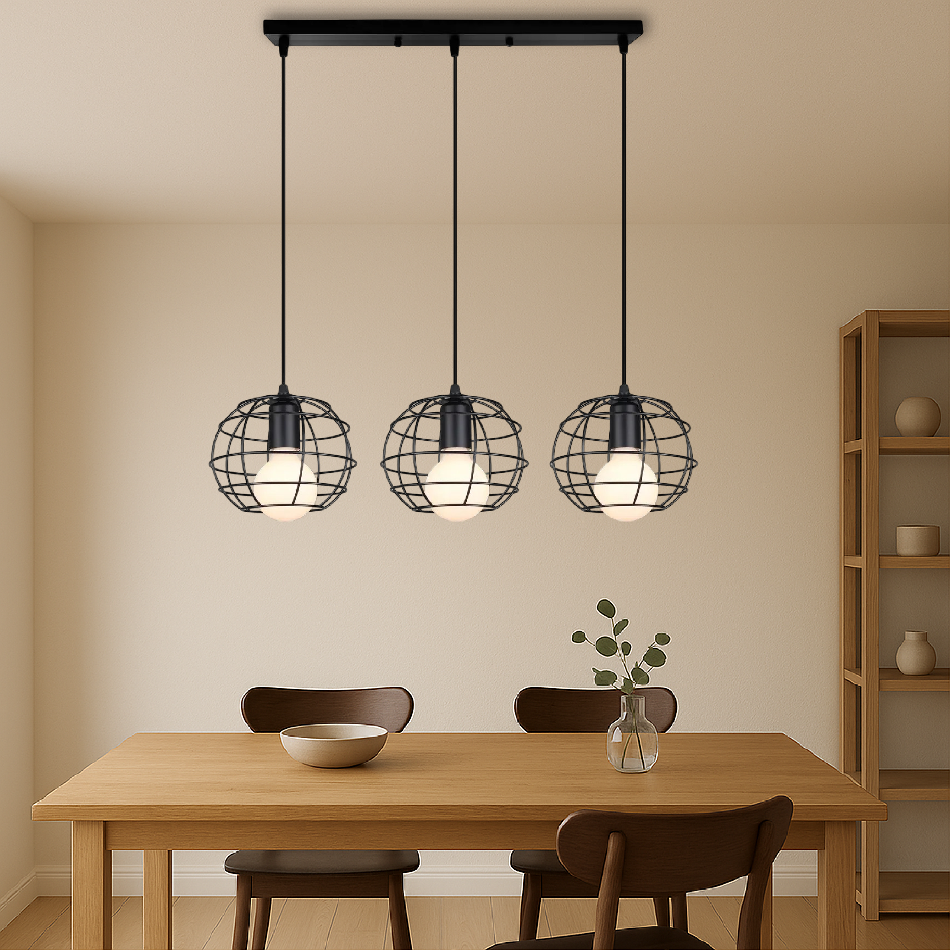 Esstisch Nuo's 3 Heads Pendelleuchte