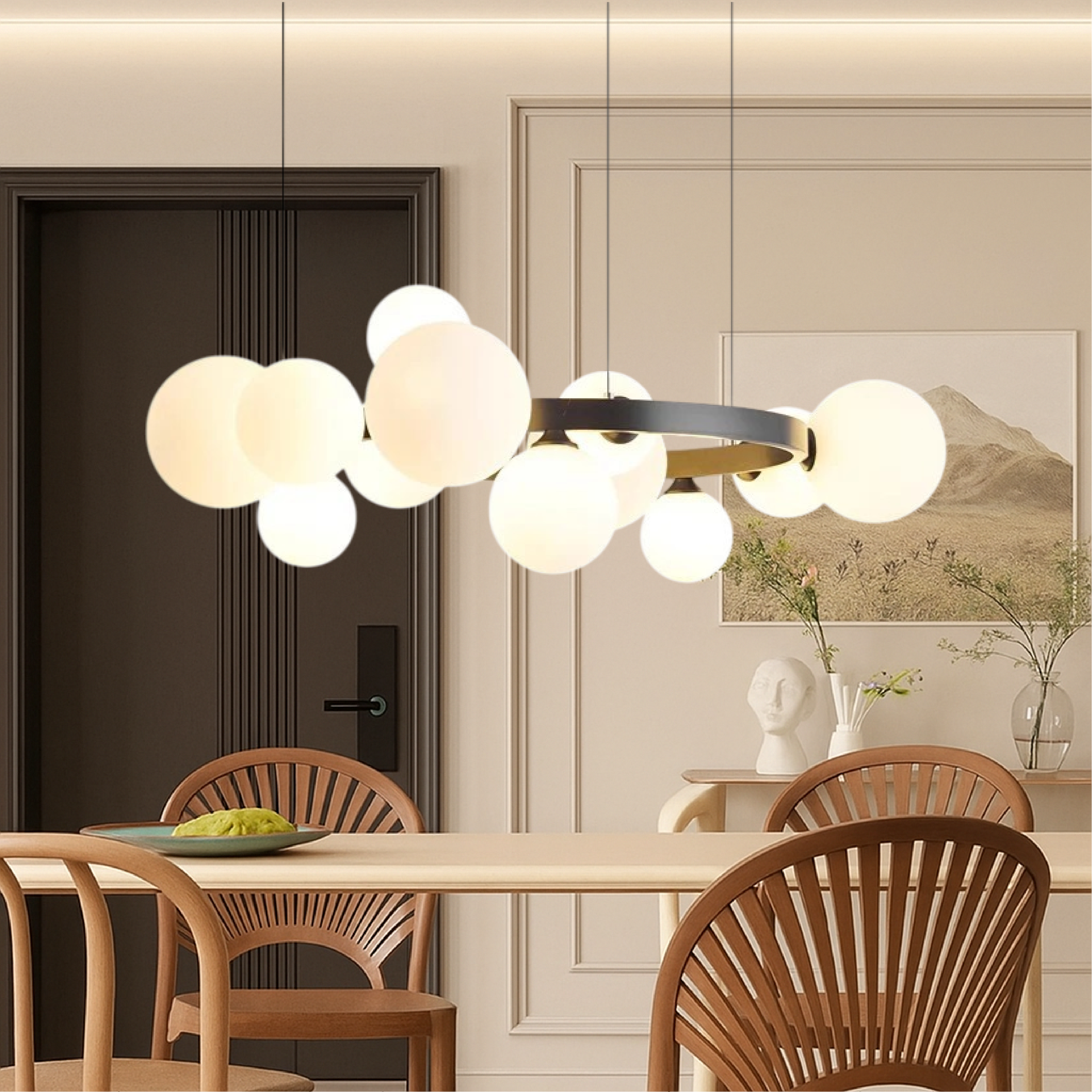 Nordischer Wohnzimmer-Kronleuchter
