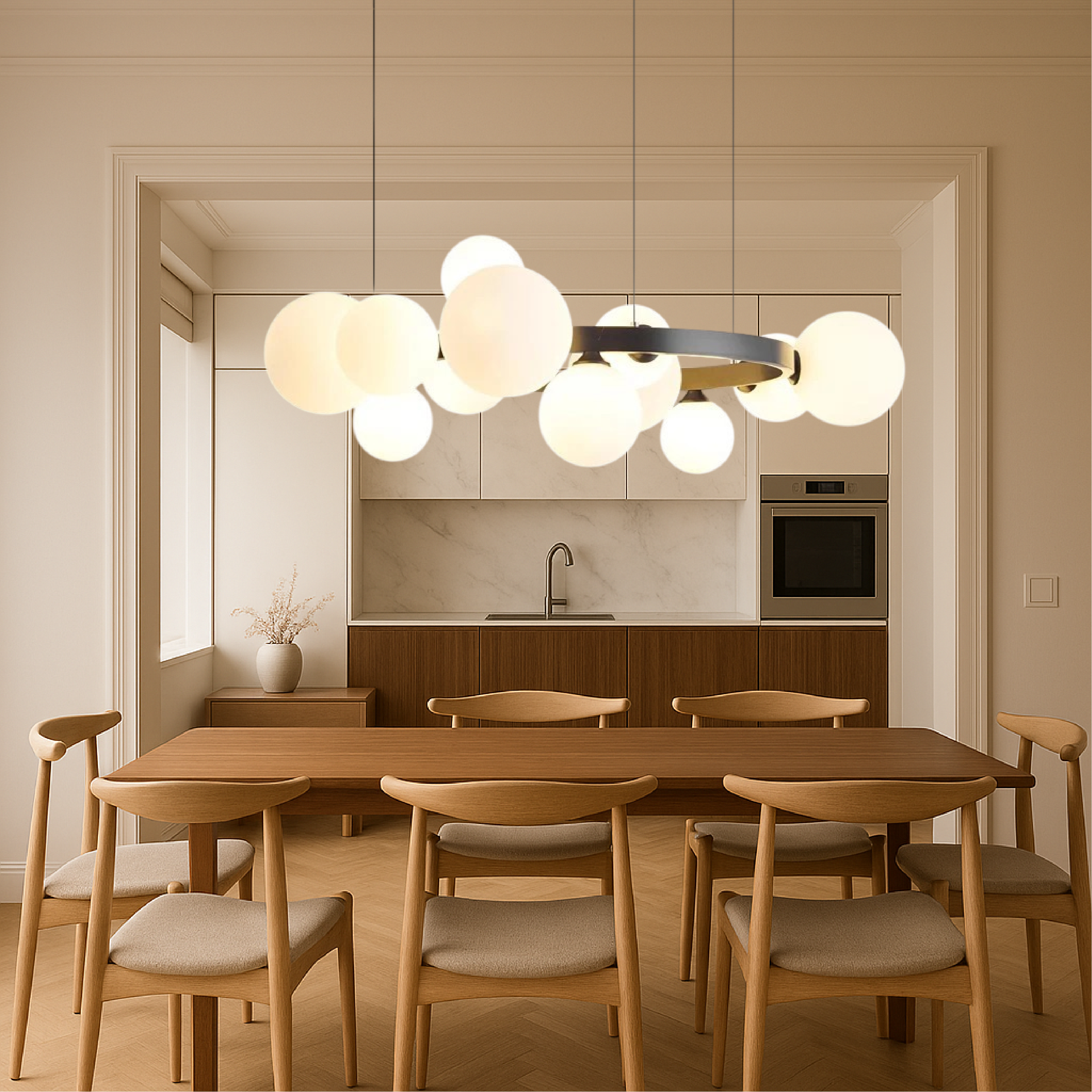 Nordischer Wohnzimmer-Kronleuchter
