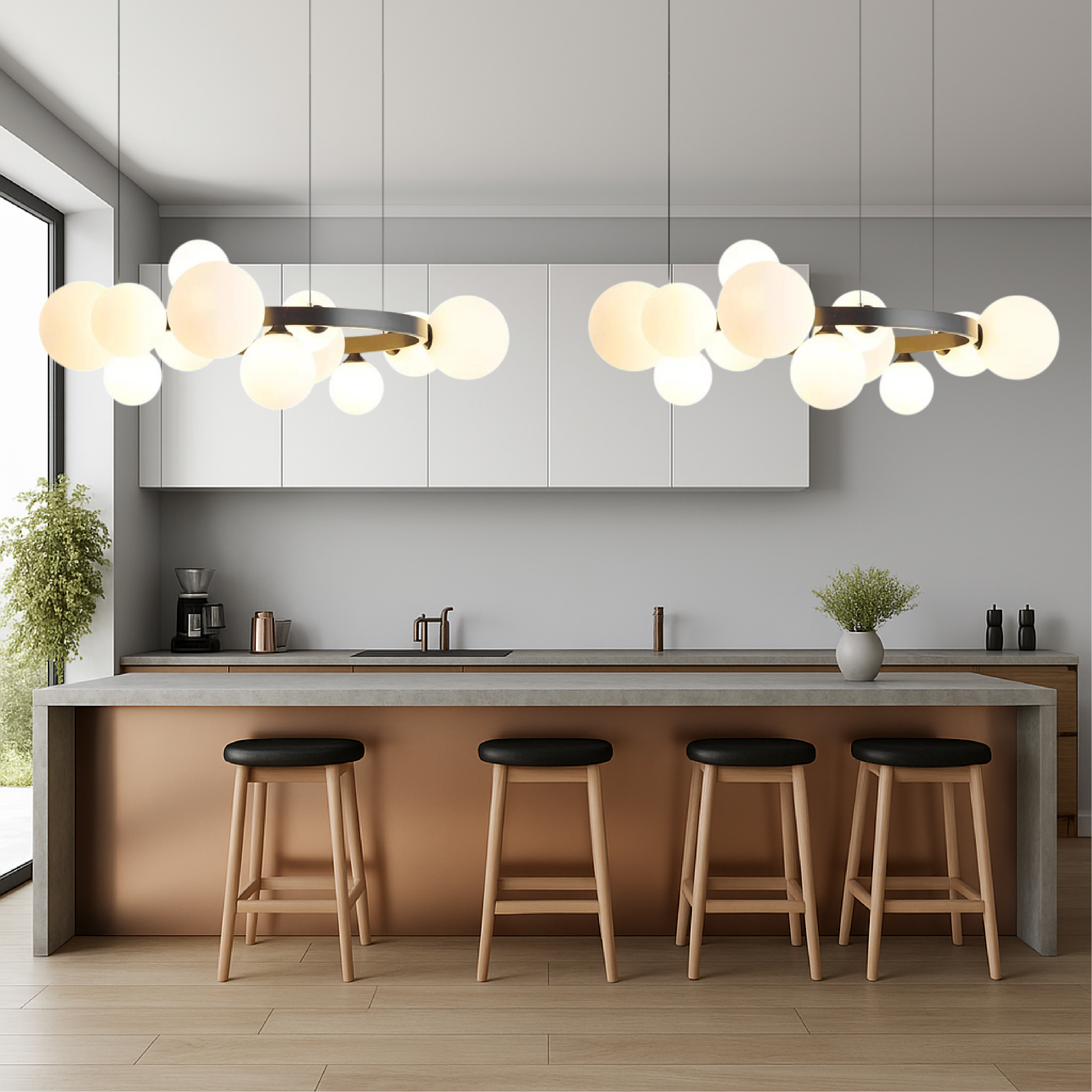 Nordischer Wohnzimmer-Kronleuchter
