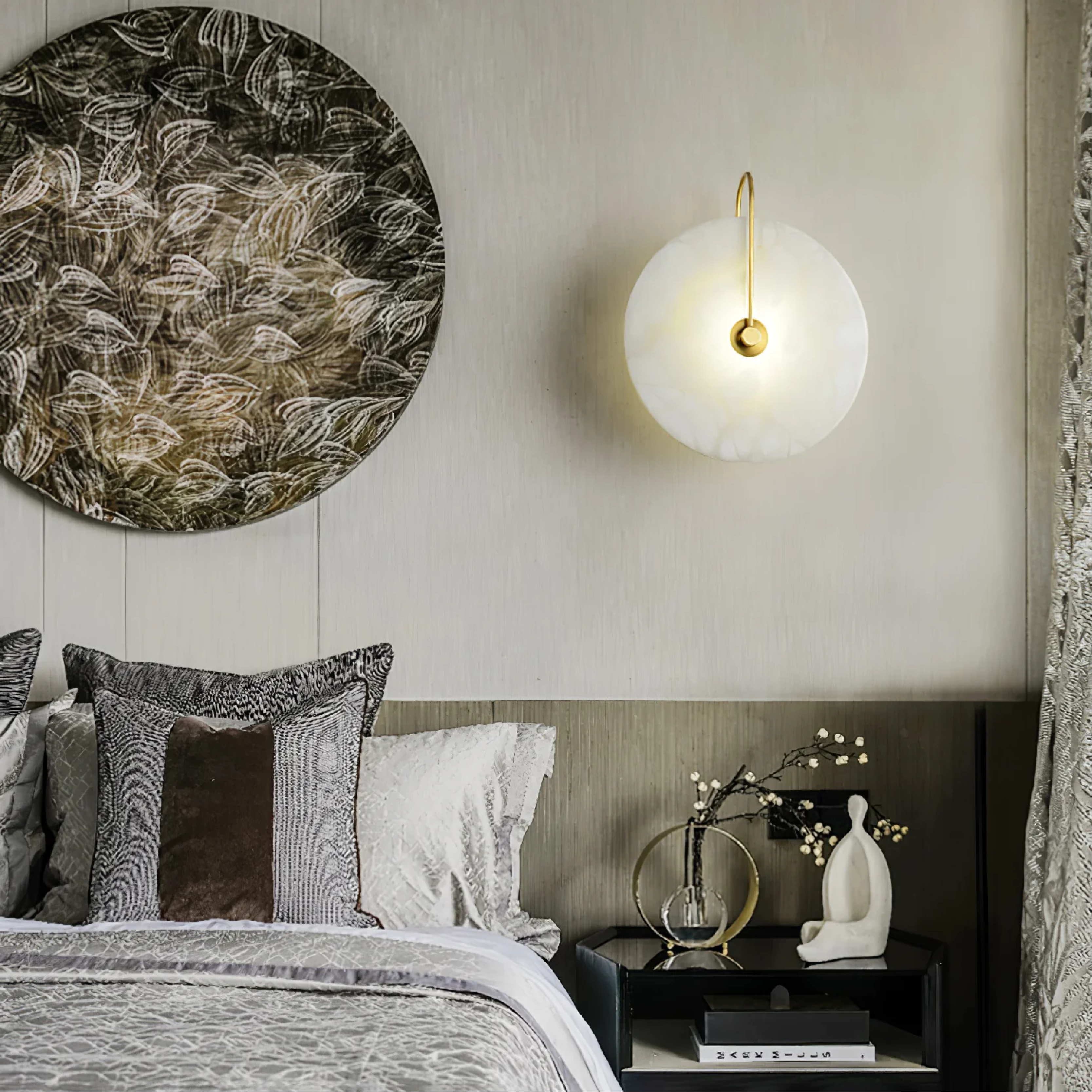 Alab Marmor LED-Wandleuchte