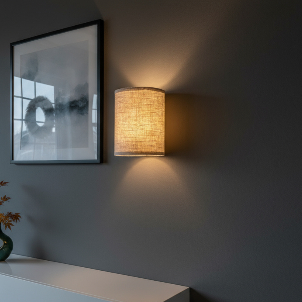 1+1 Free Fabric Wall Scones