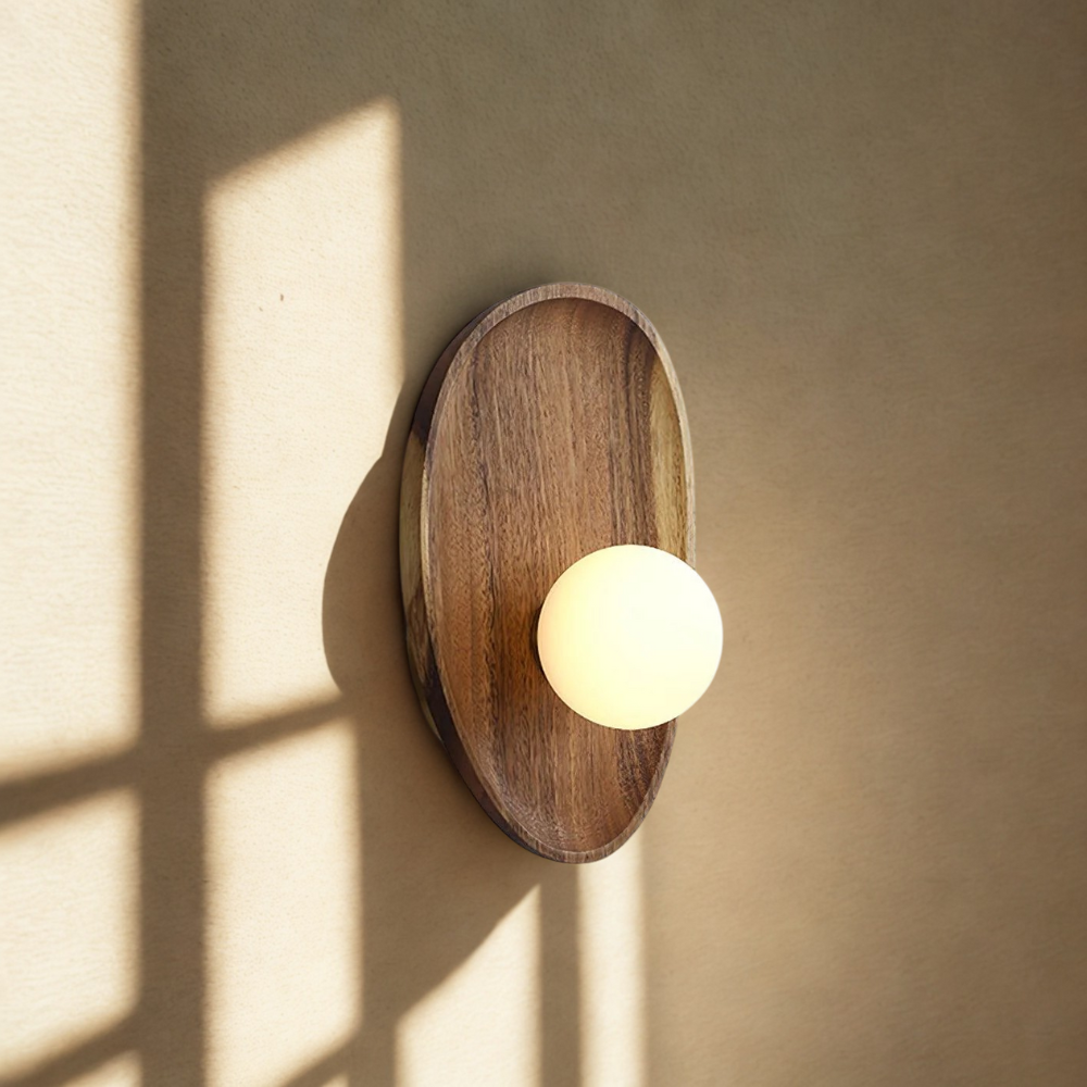 Mirdor Wandleuchte aus Holz