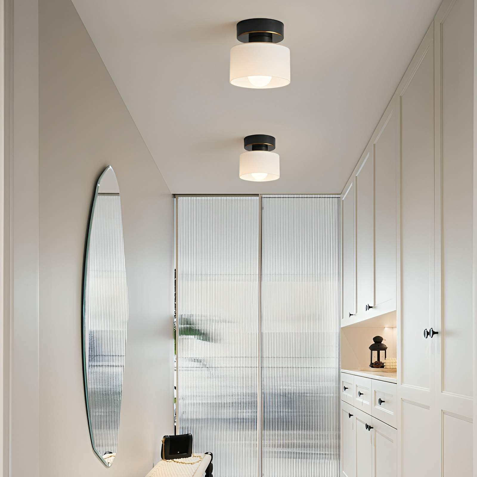 Kreativer Bauhaus-Deckenstrahler