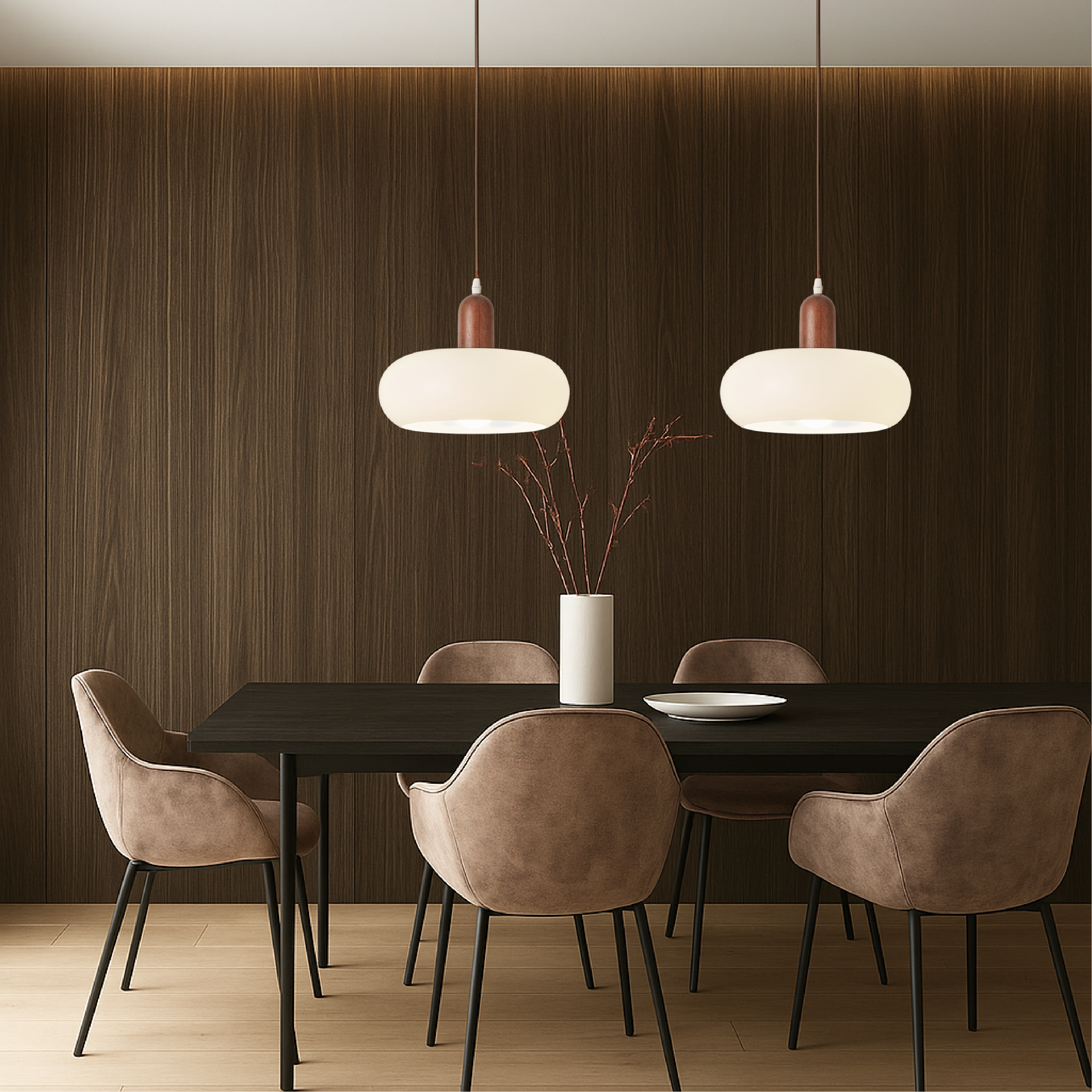 Nordic Cream Pendelleuchte