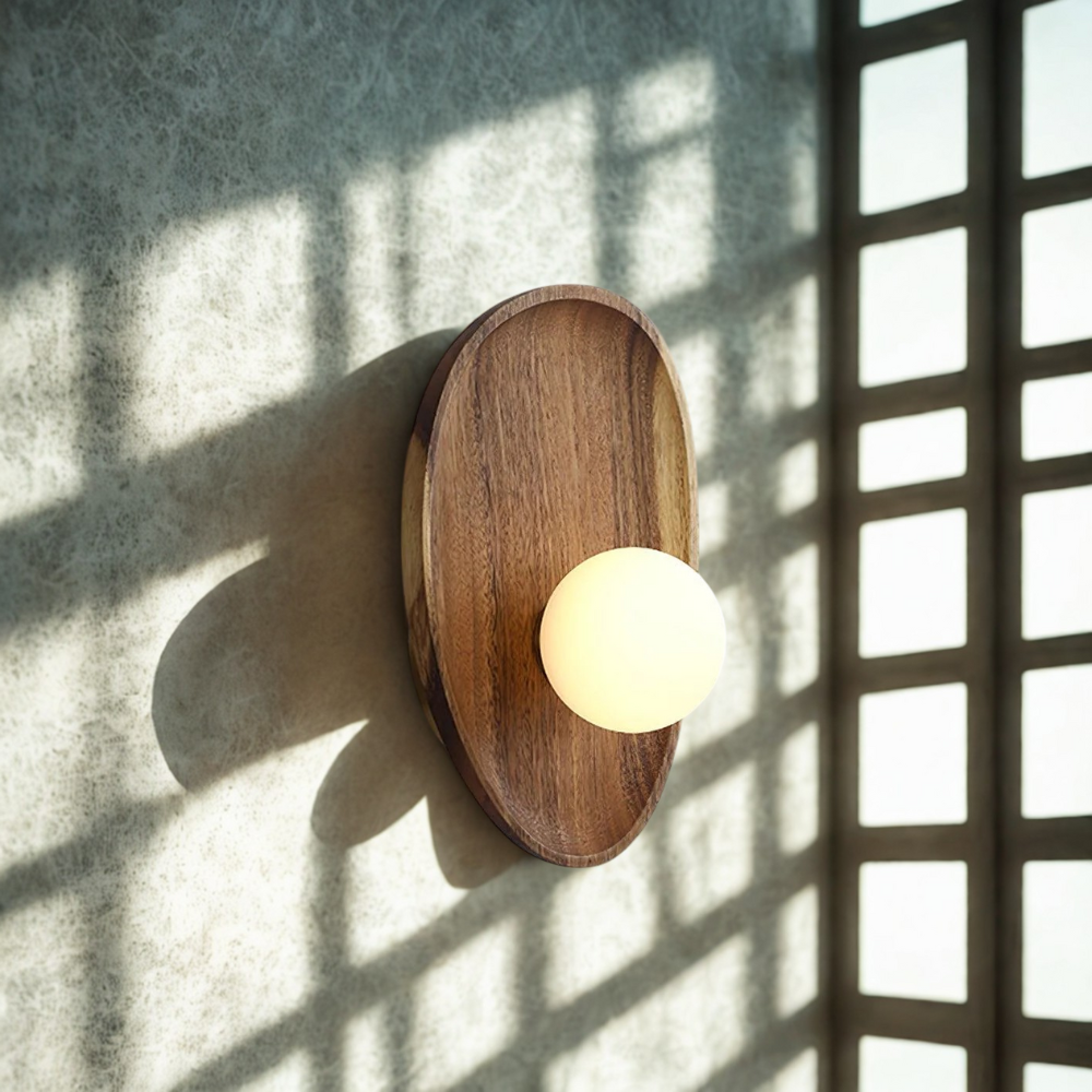 Mirdor Wandleuchte aus Holz