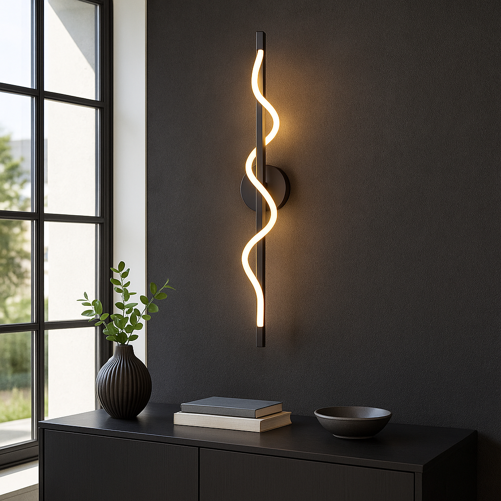 Linear Curve Wandleuchte
