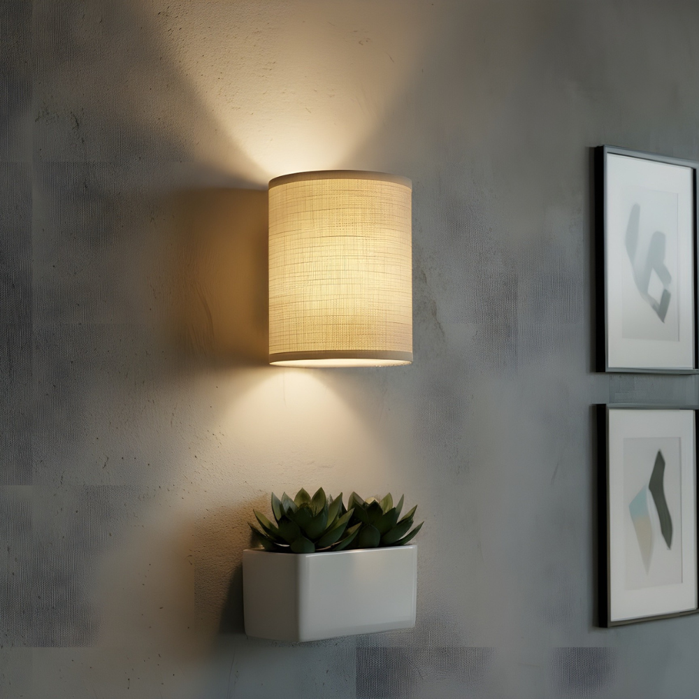 1+1 Free Fabric Wall Scones