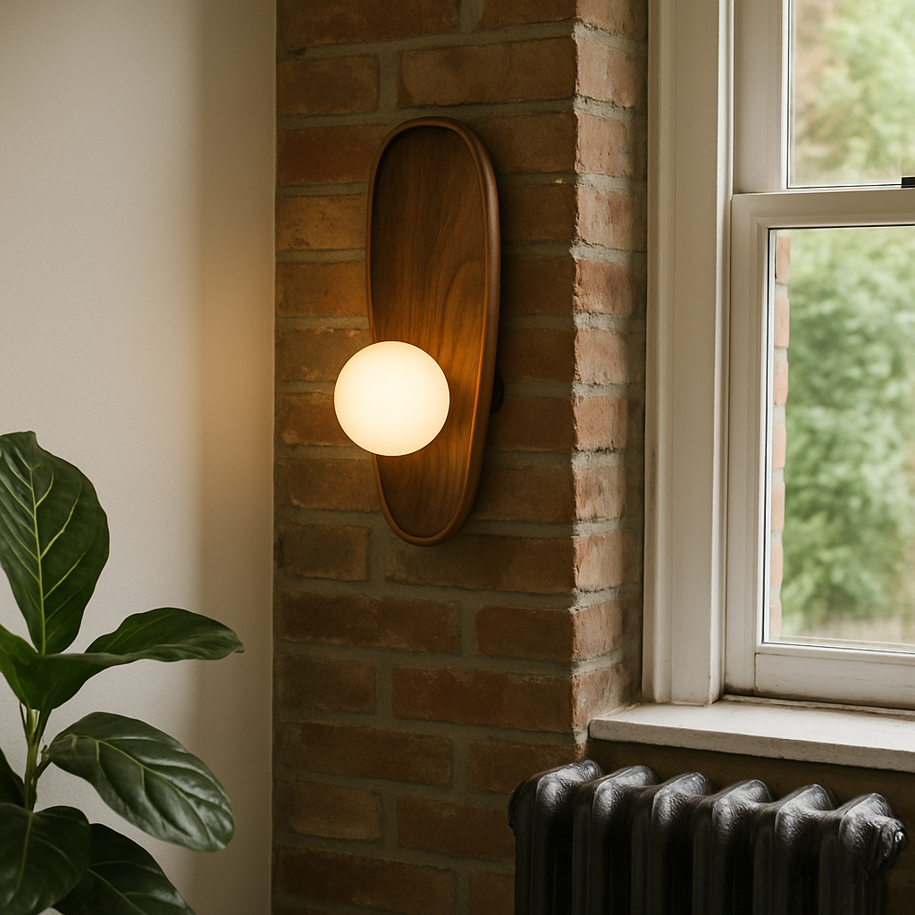 Mirdor Wandleuchte aus Holz
