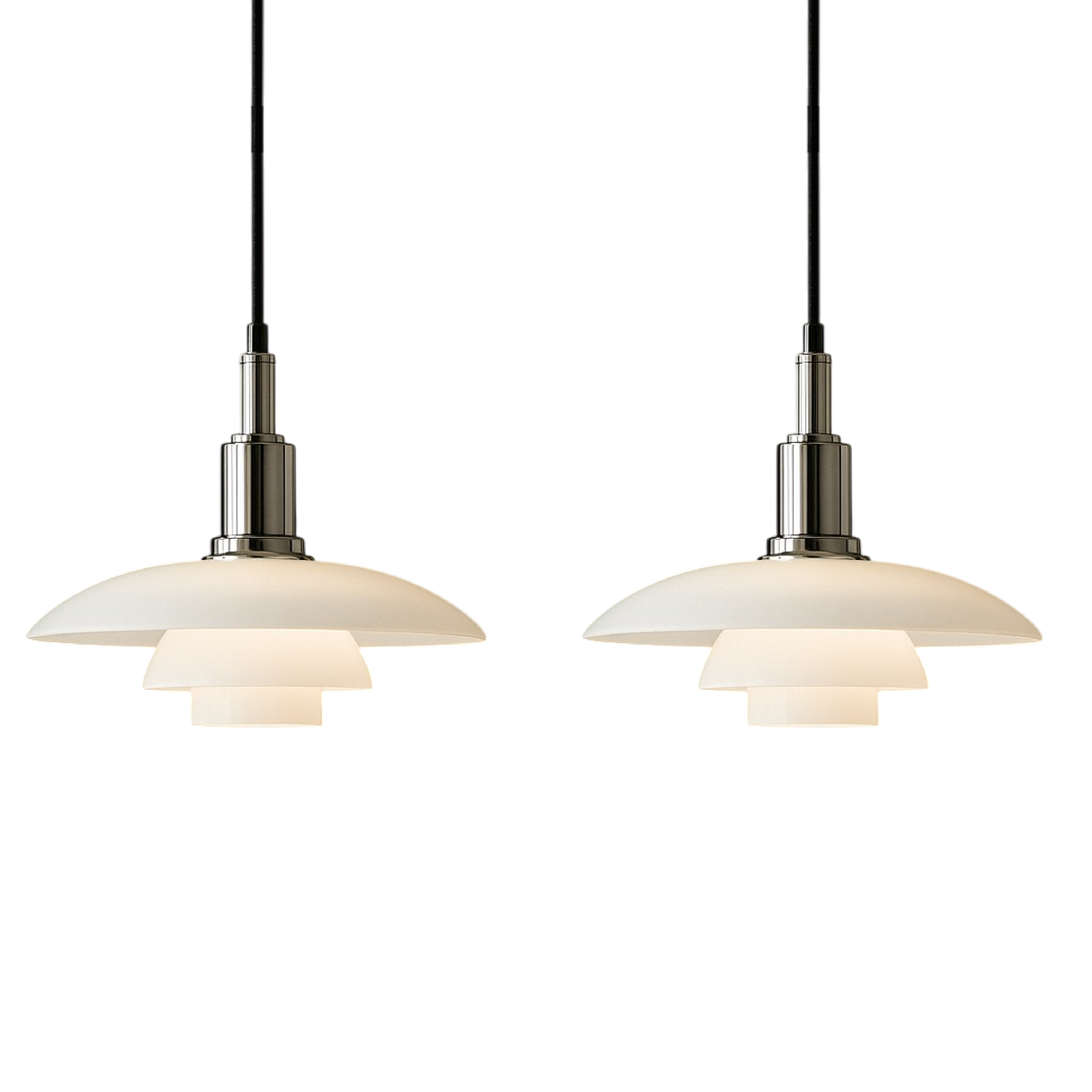 2/3 Kopf Dänische Designer Pendelleuchte