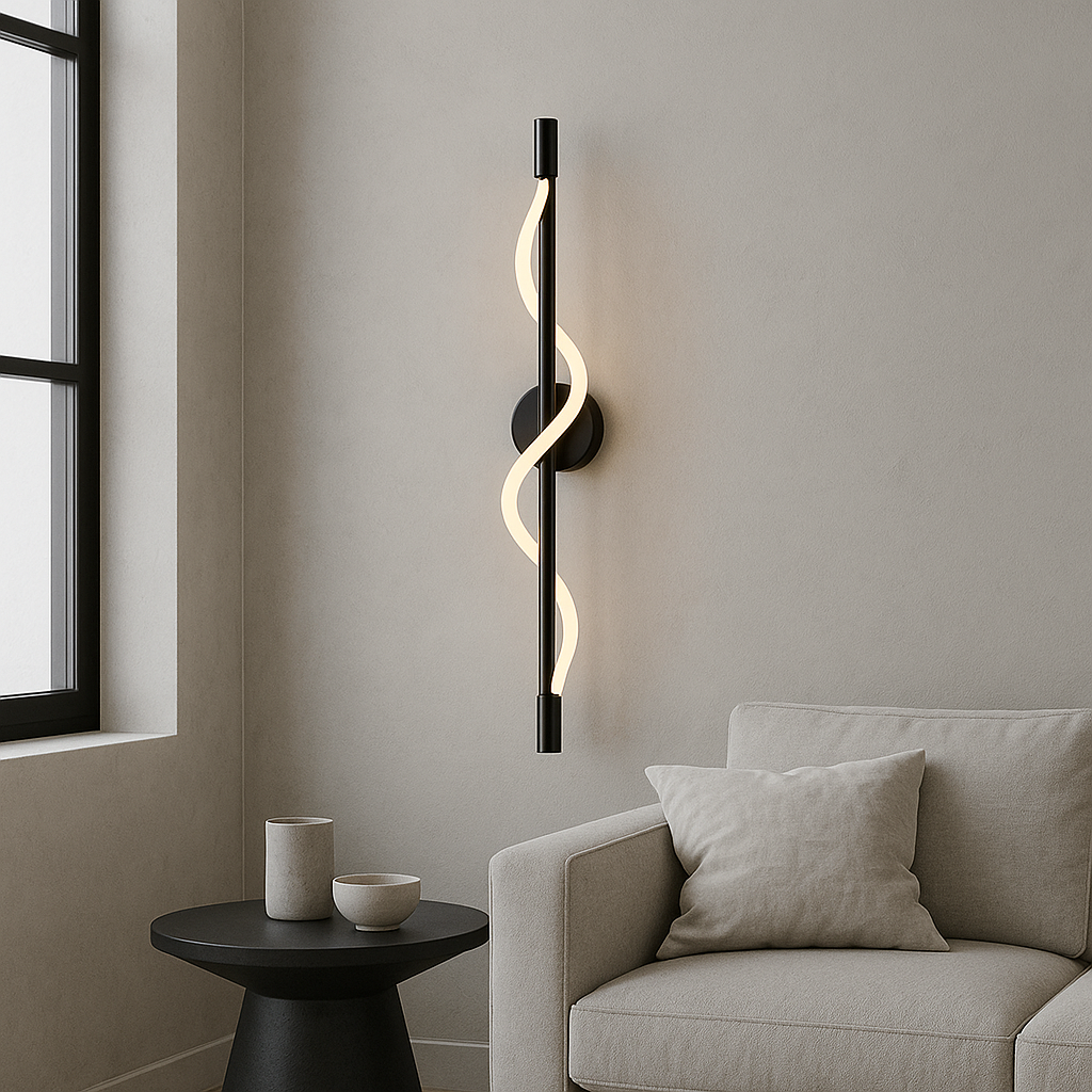 Linear Curve Wandleuchte
