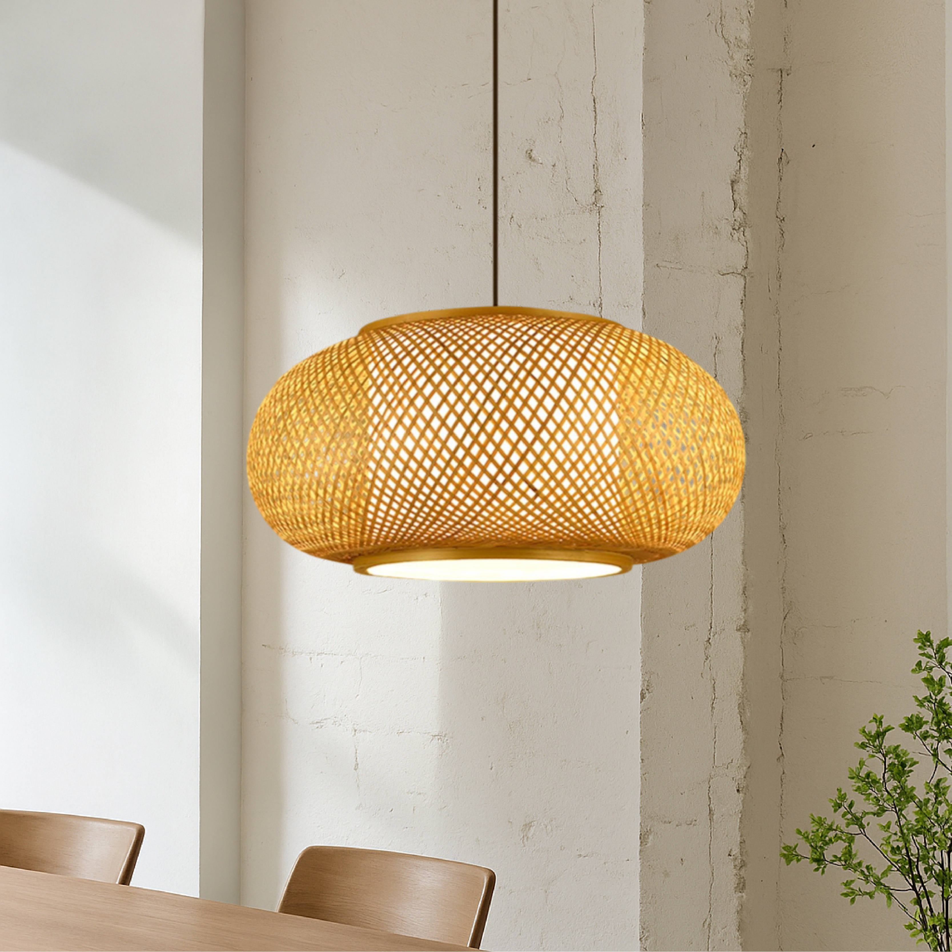 Hansens Bamboo Pendelleuchte