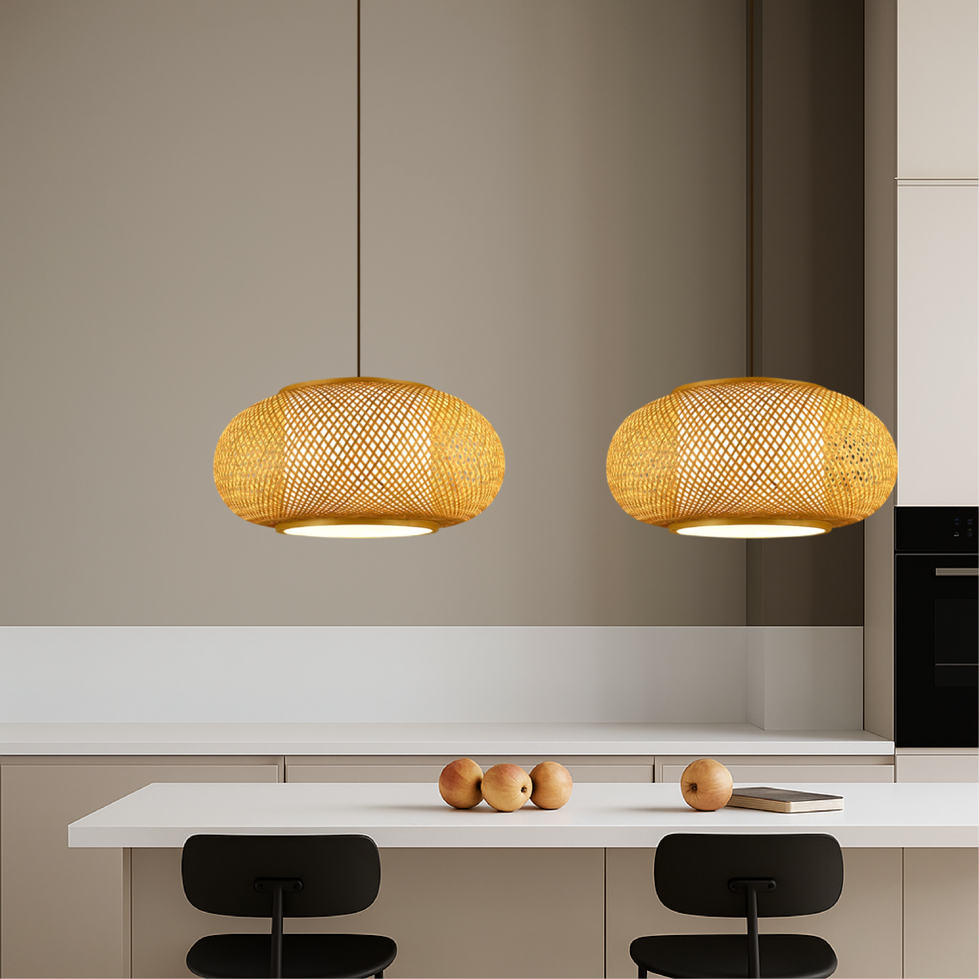 Hansens Bamboo Pendelleuchte