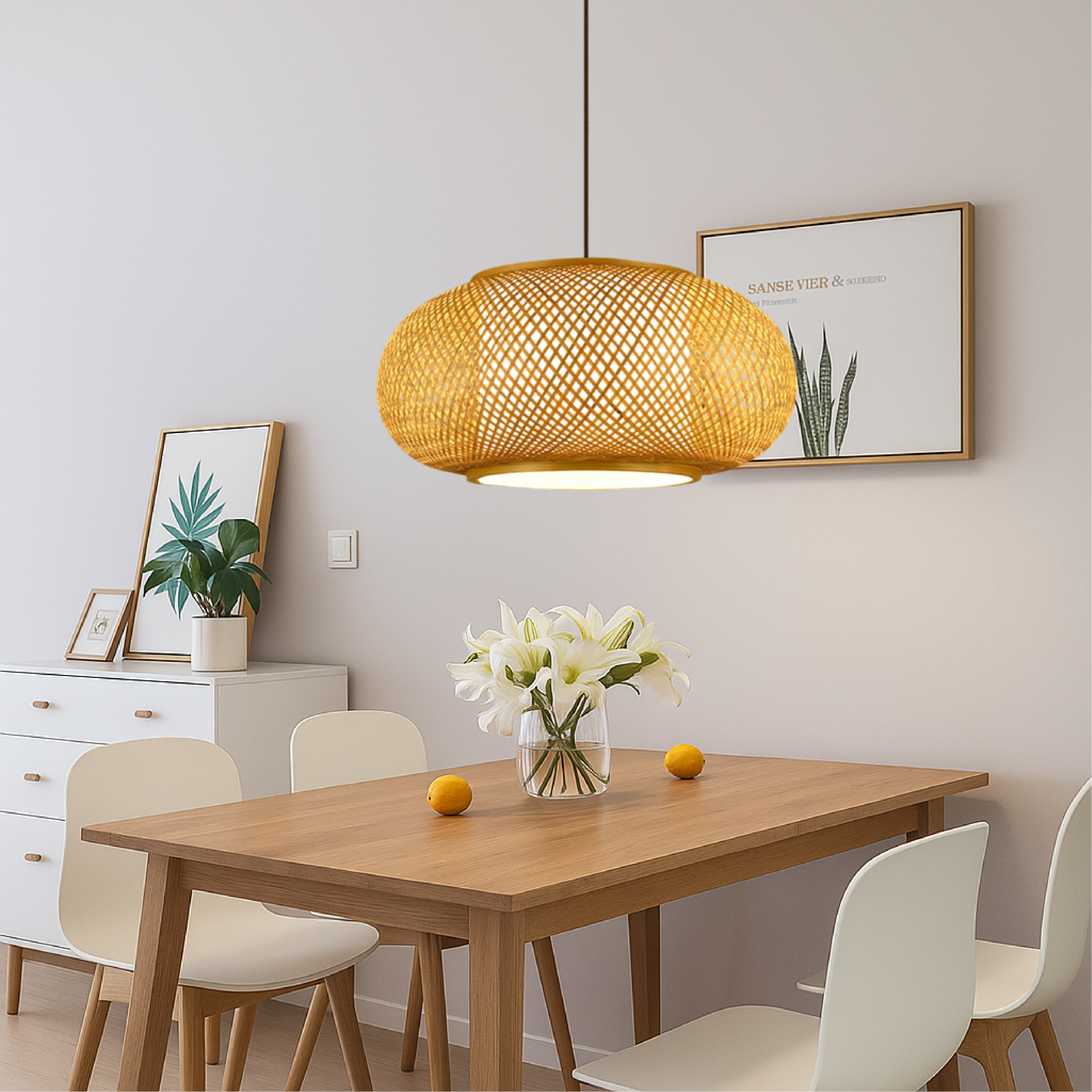 Hansens Bamboo Pendelleuchte