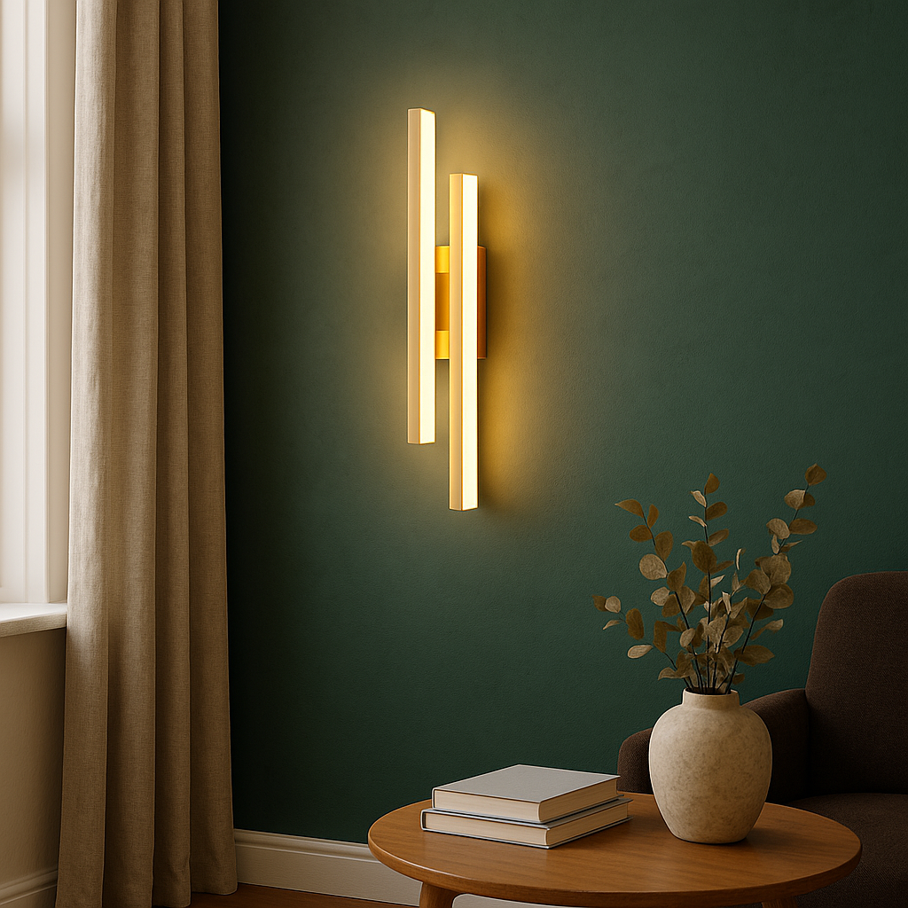 Moderne LED-Wandleuchte
