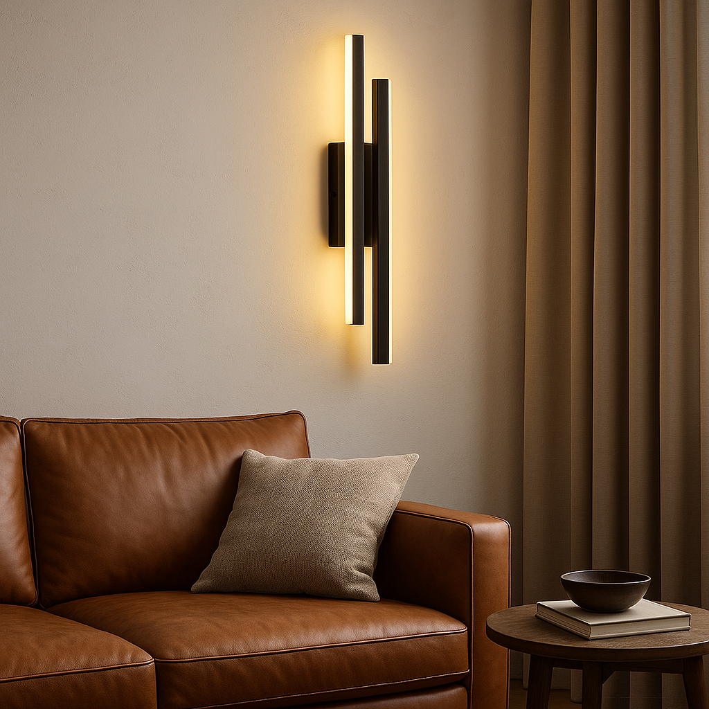 Moderne LED-Wandleuchte