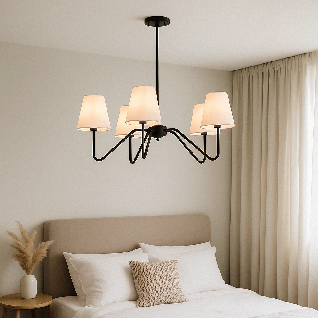 Seiden-Schlafzimmer-Kronleuchter