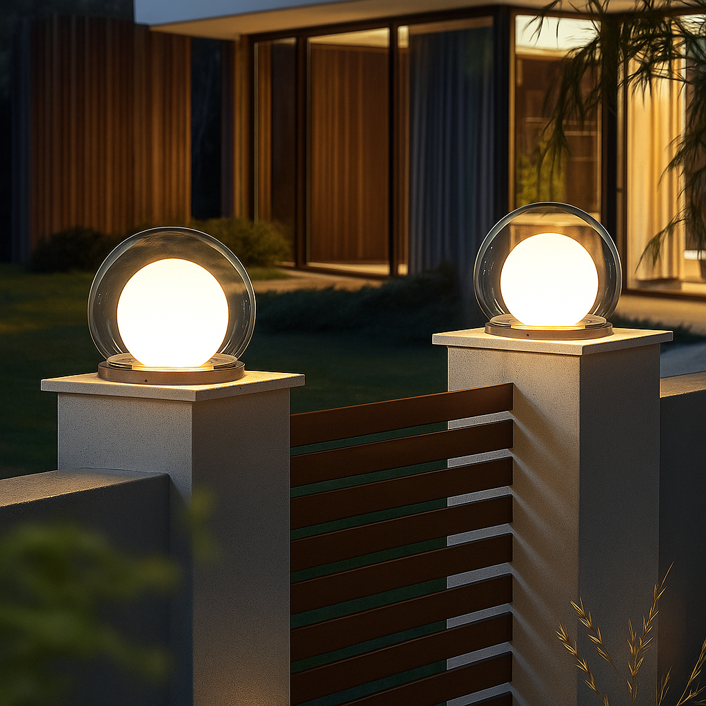 Solar-Säulen-Mondlampe
