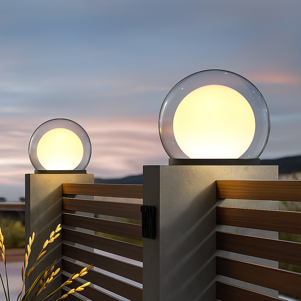 Solar-Säulen-Mondlampe