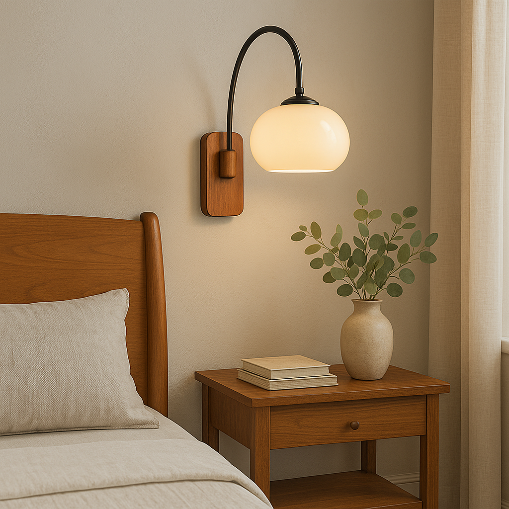 Bauhaus Drehbare Wandleuchte Khaki