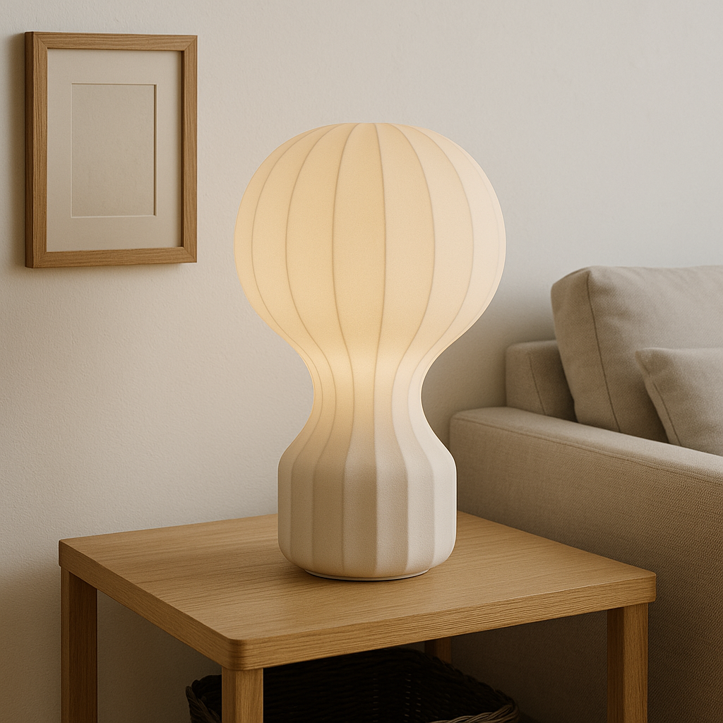 Wabi Sabi Seiden-Tischlampe