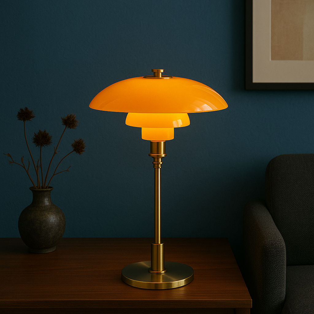 Dänische Designer-Tischlampe