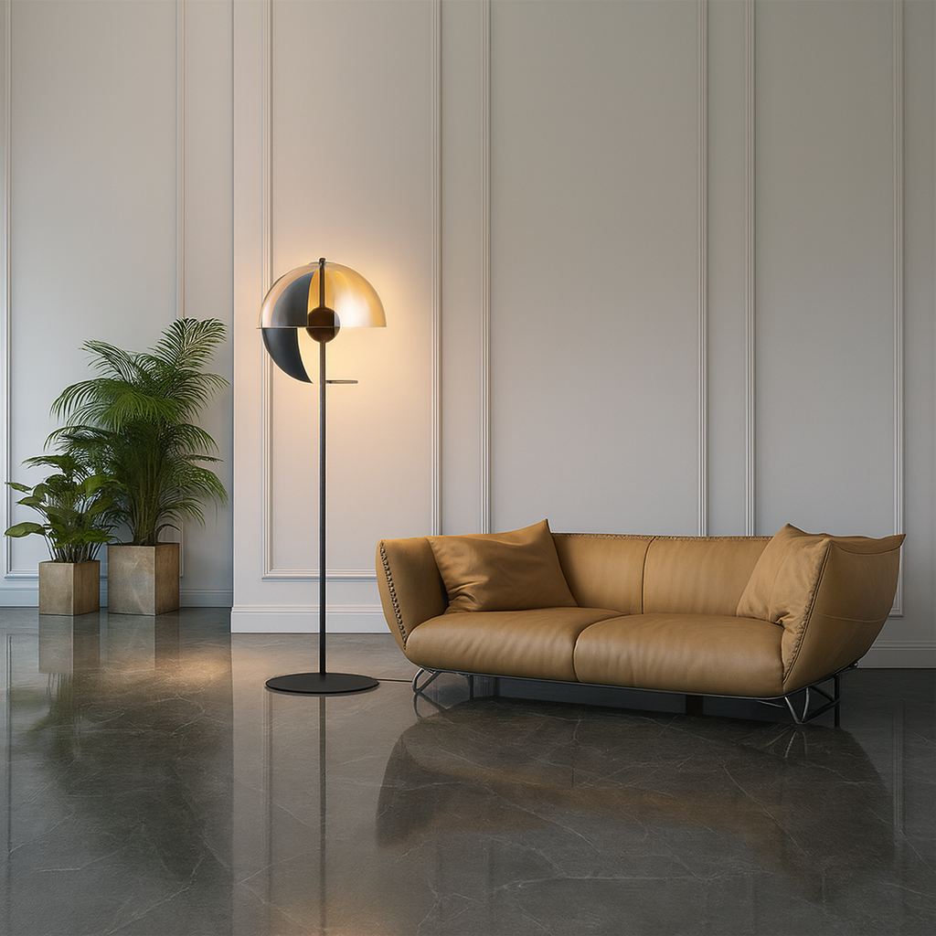 Hau Glas Stehleuchte