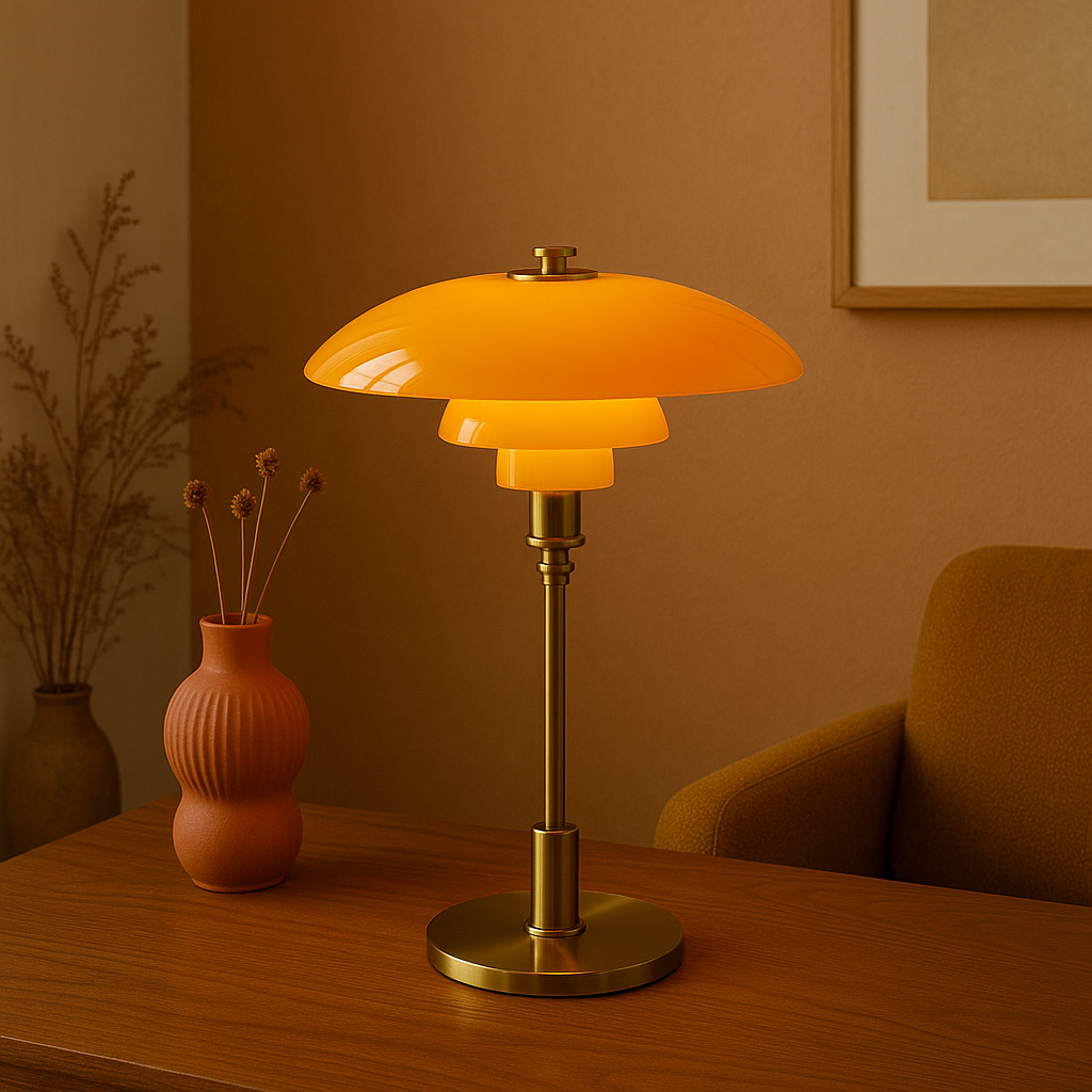 Dänische Designer-Tischlampe