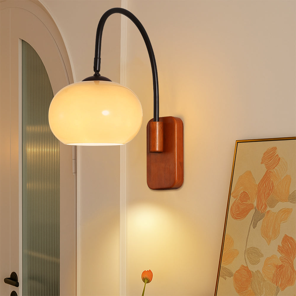 Bauhaus Drehbare Wandleuchte Khaki