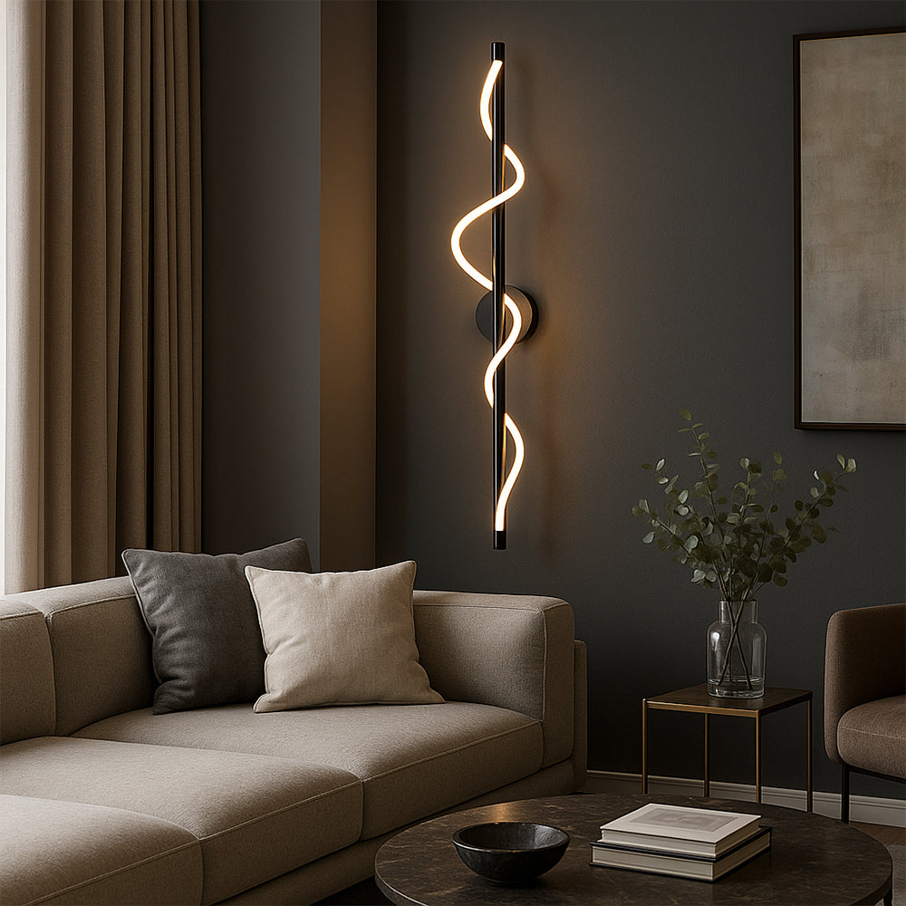 Linear Curve Wandleuchte