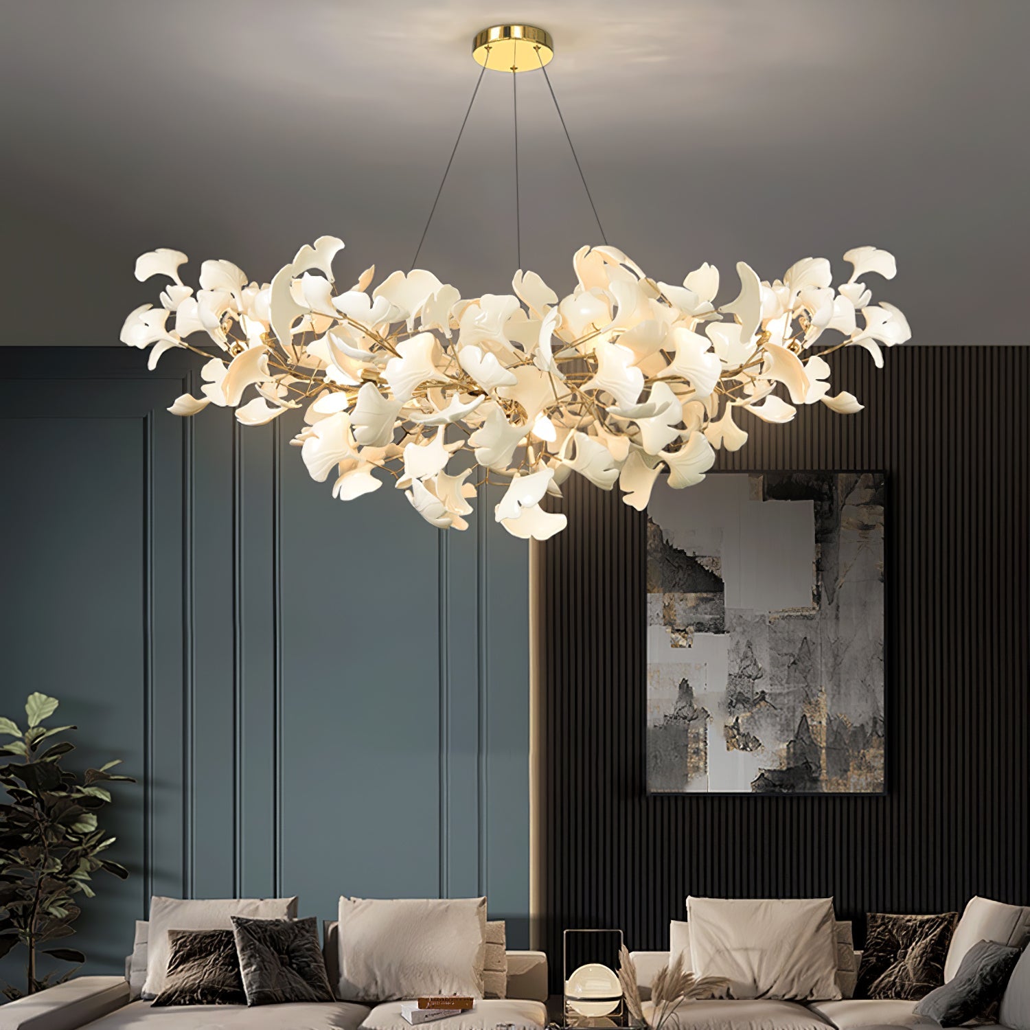 Gingko-Kronleuchter