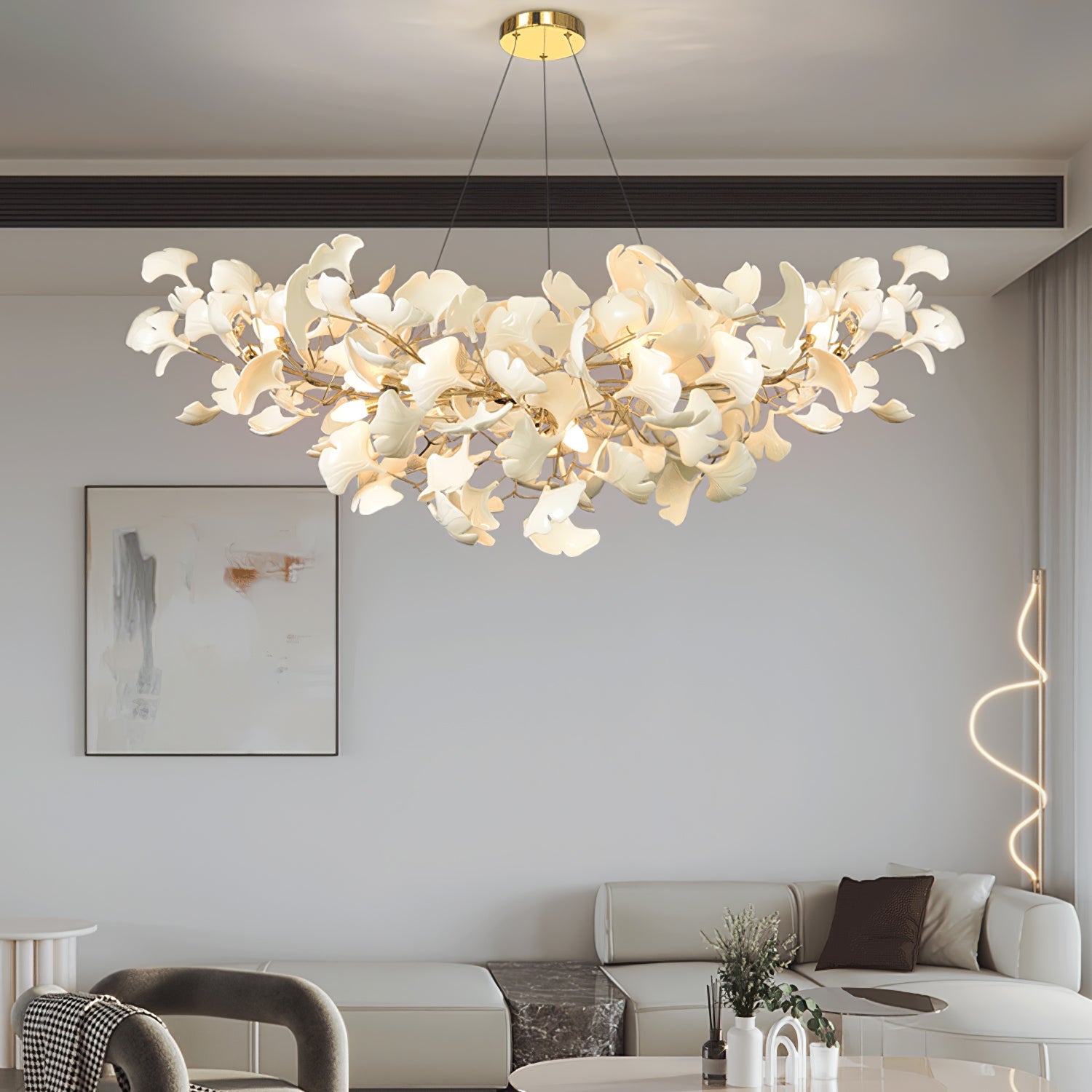 Gingko-Kronleuchter