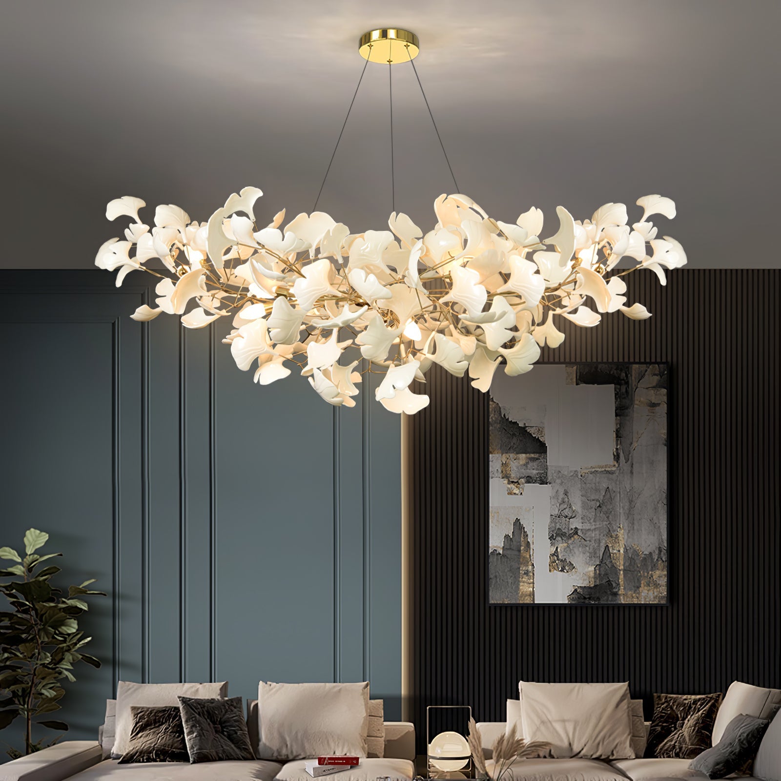 Gingko-Kronleuchter