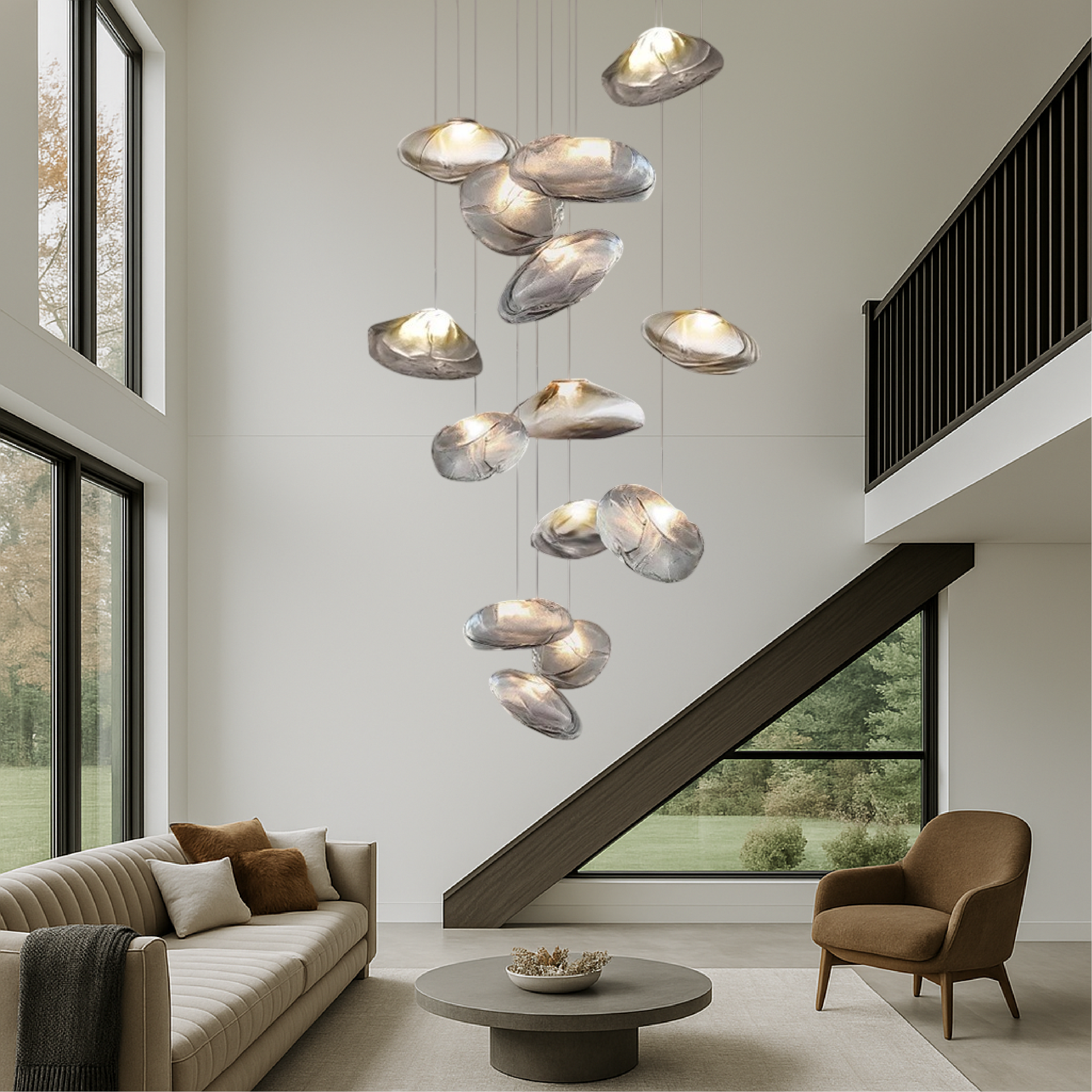 Nordic Glass Villa Kronleuchter