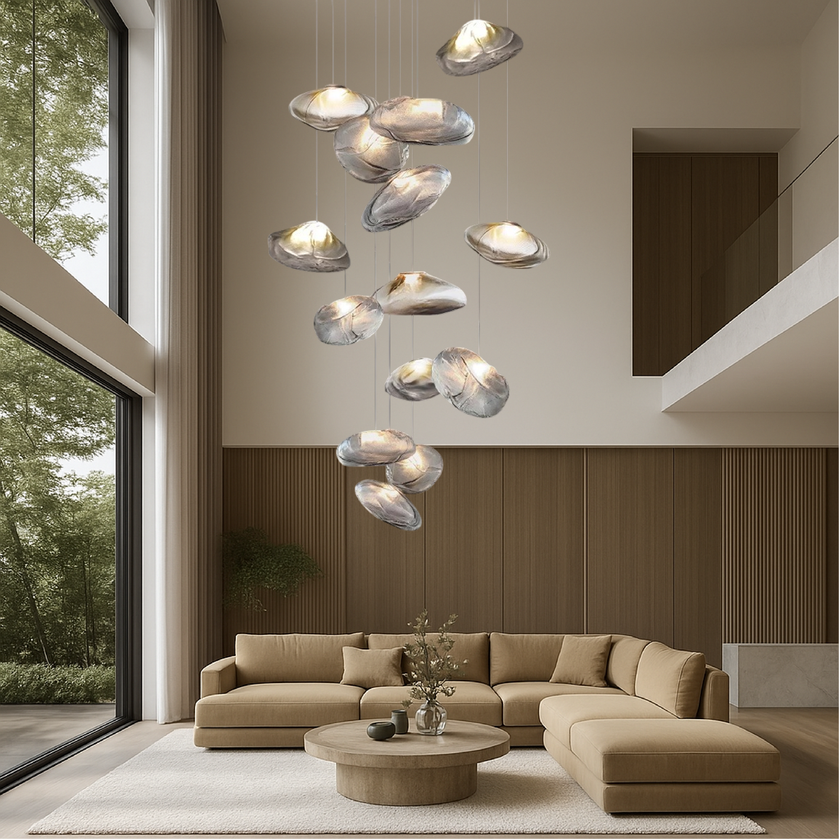 Nordic Glass Villa Kronleuchter