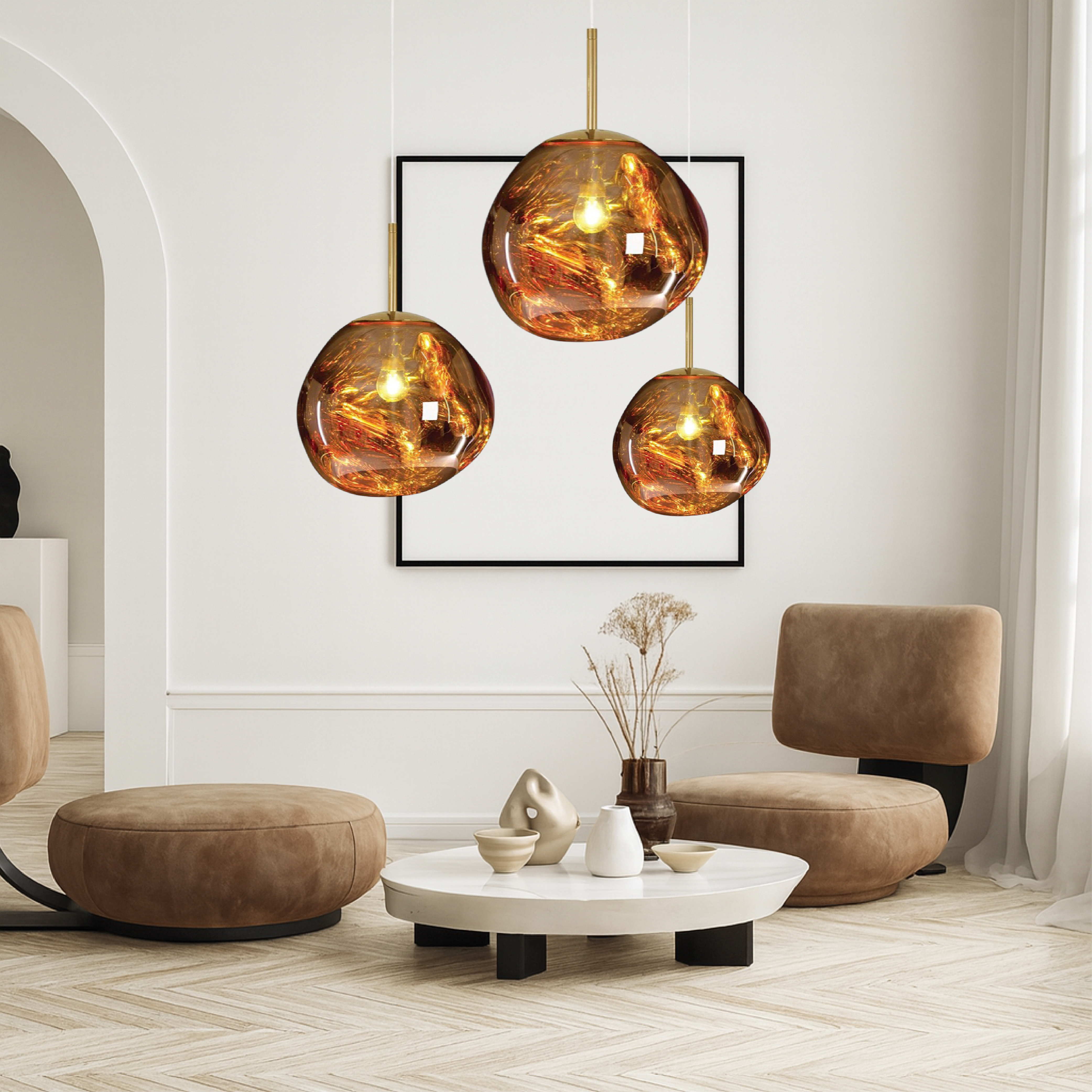 Melt Glass Pendelleuchte