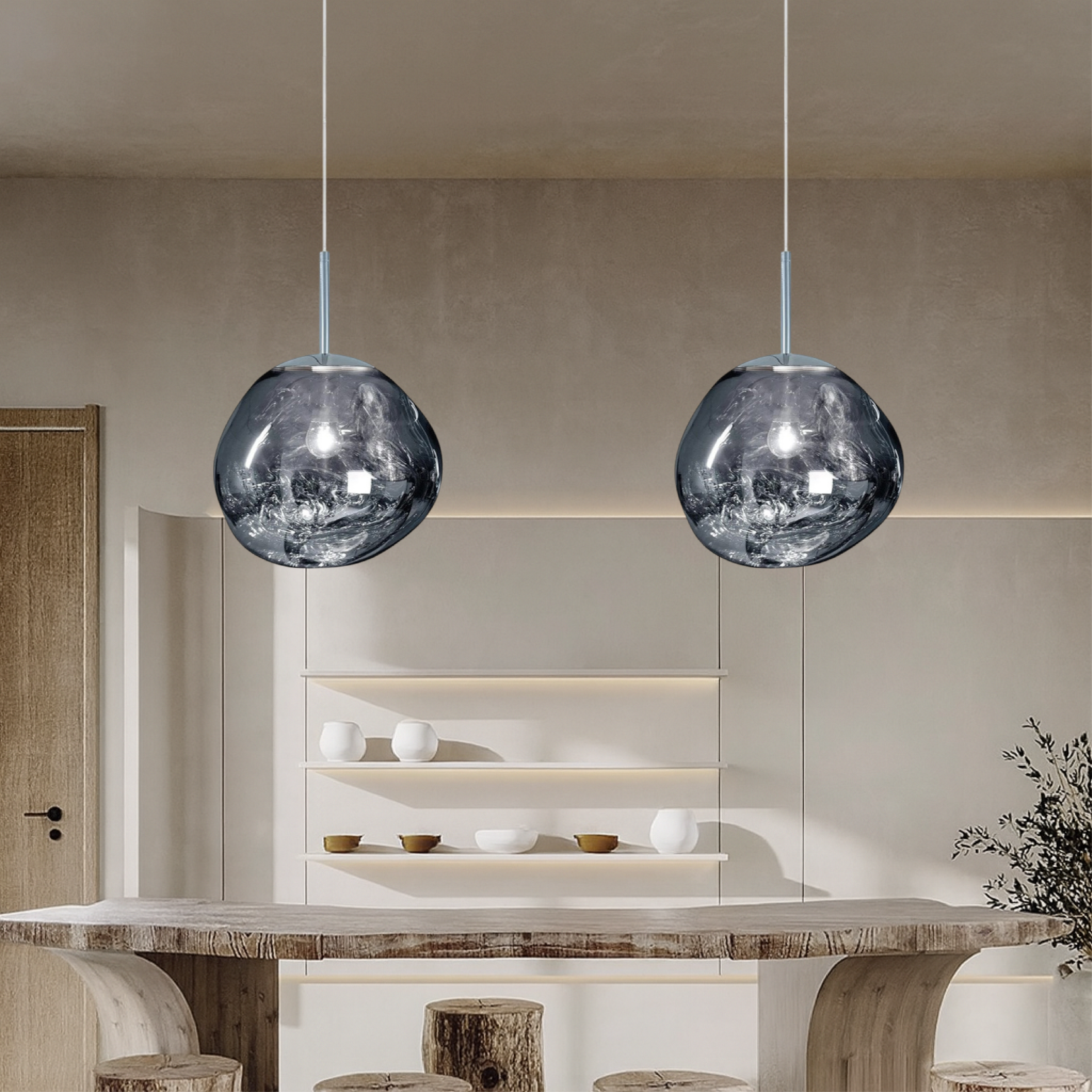 Melt Glass Pendelleuchte