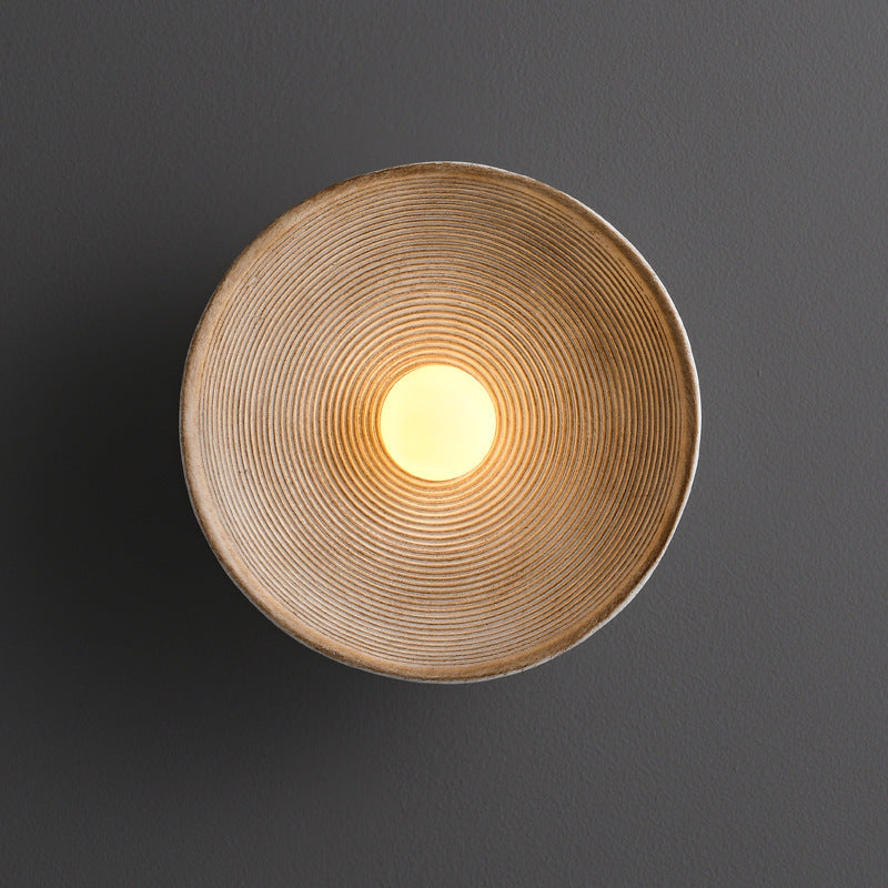 Japanische Wandleuchte aus Holz