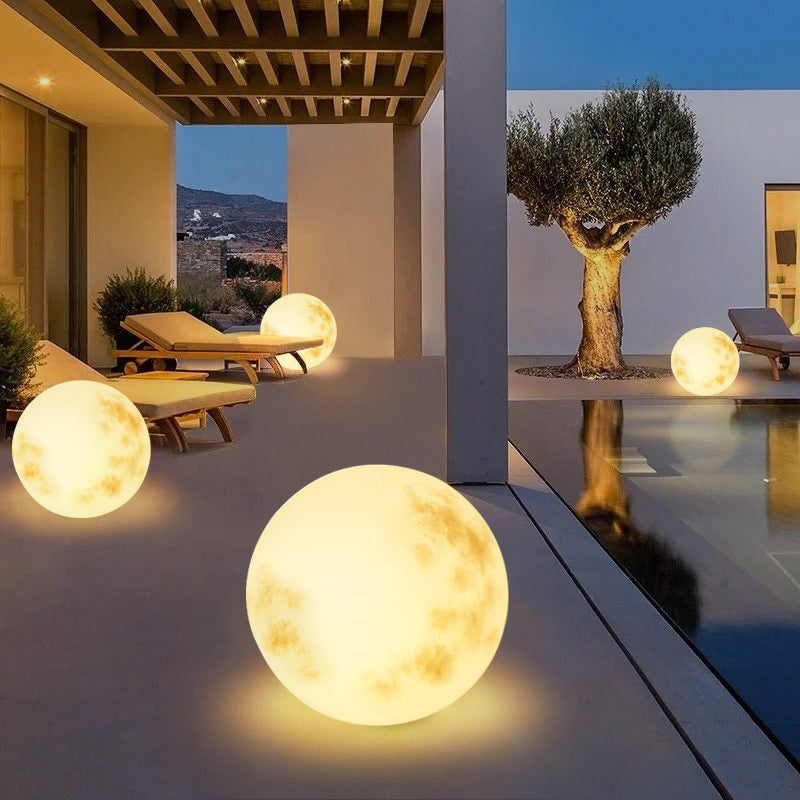 Garten Solarbetriebene Mondlampe
