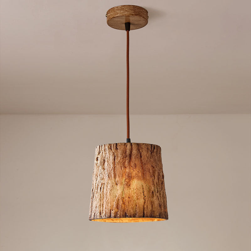 Wood Log Pendelleuchte