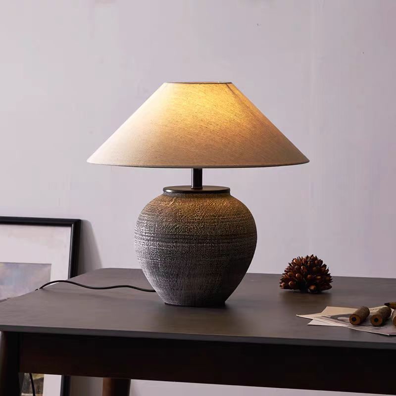 Tischlampe aus Keramik