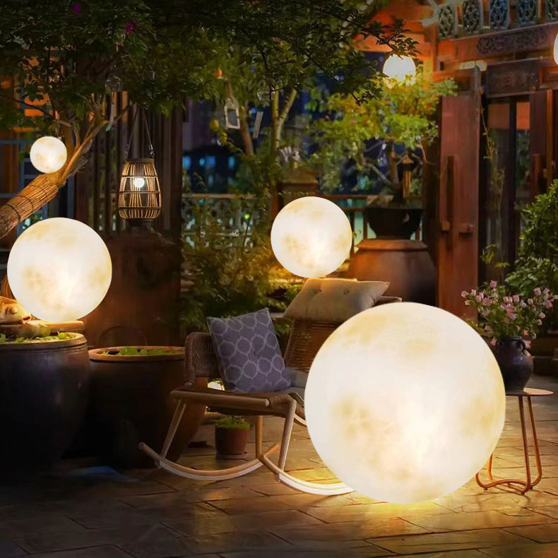 Garten Solarbetriebene Mondlampe