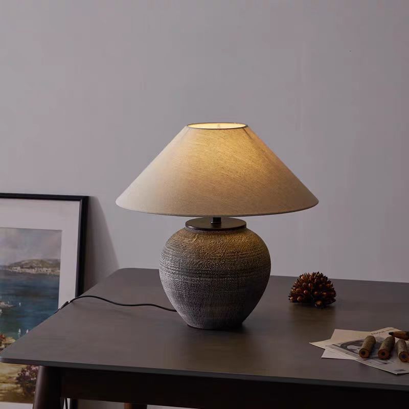 Tischlampe aus Keramik